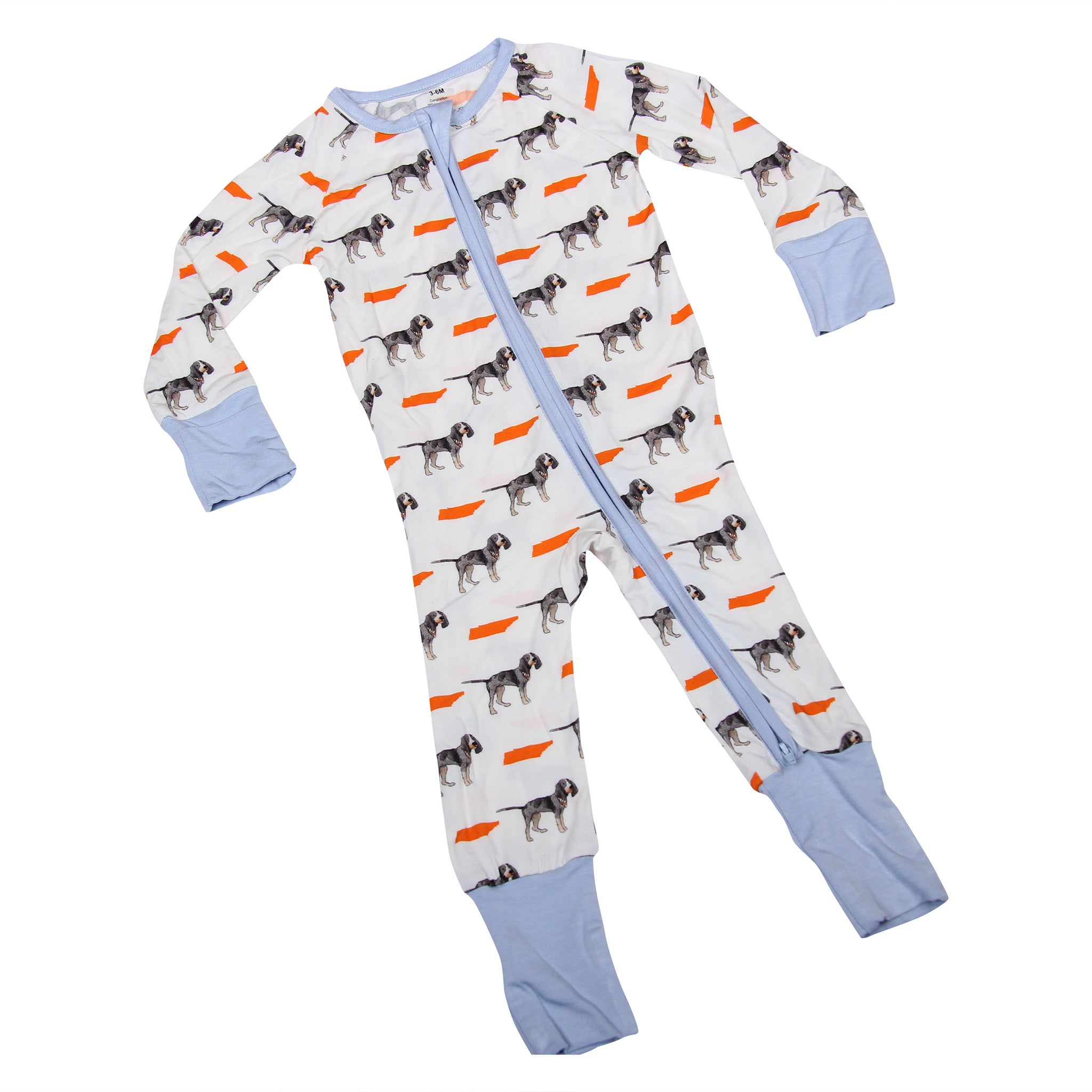 Bluetick Coonhound Tennessee Unisex Kids Pajamas - Barrel Down South