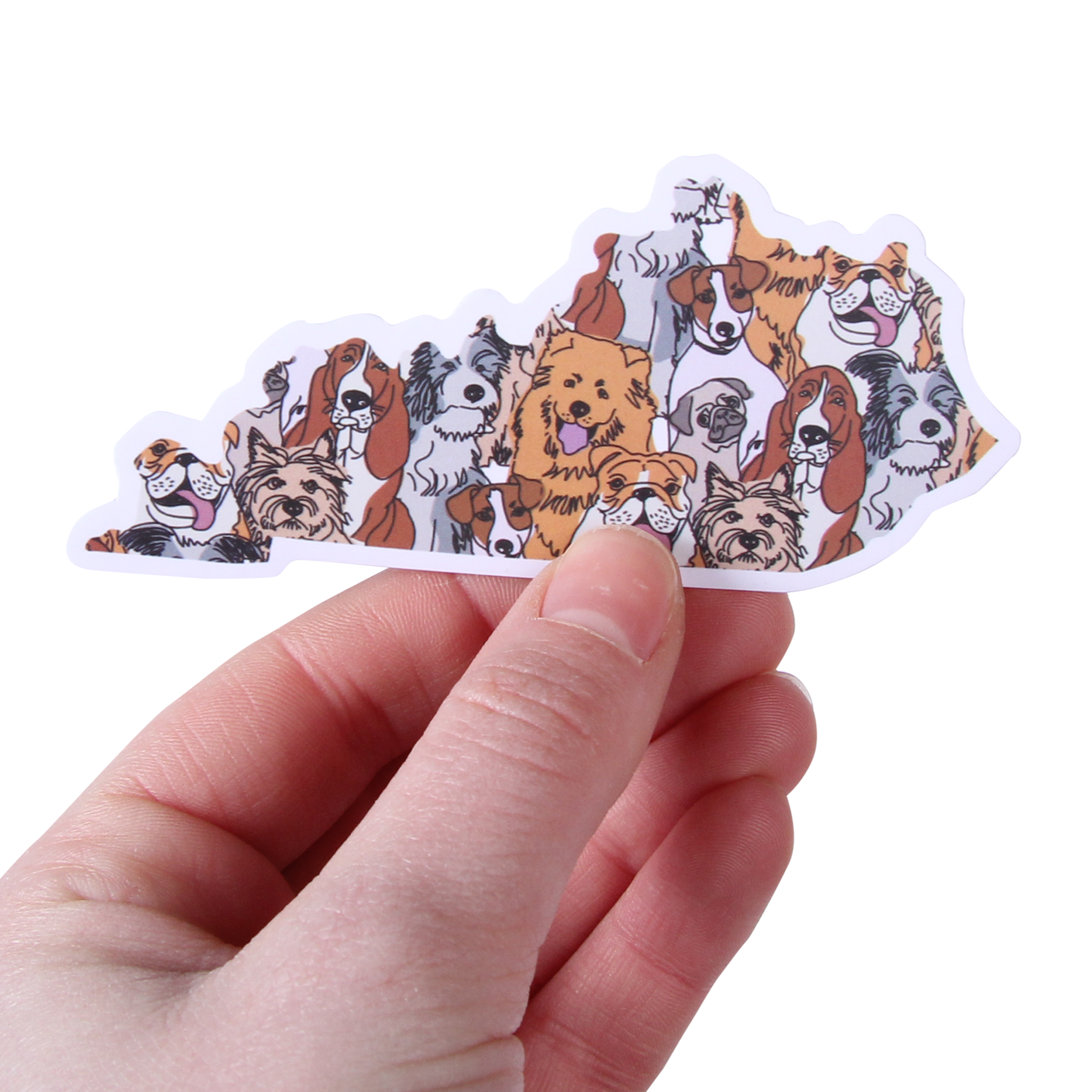Kentucky Dog Pattern Sticker - Barrel Down South