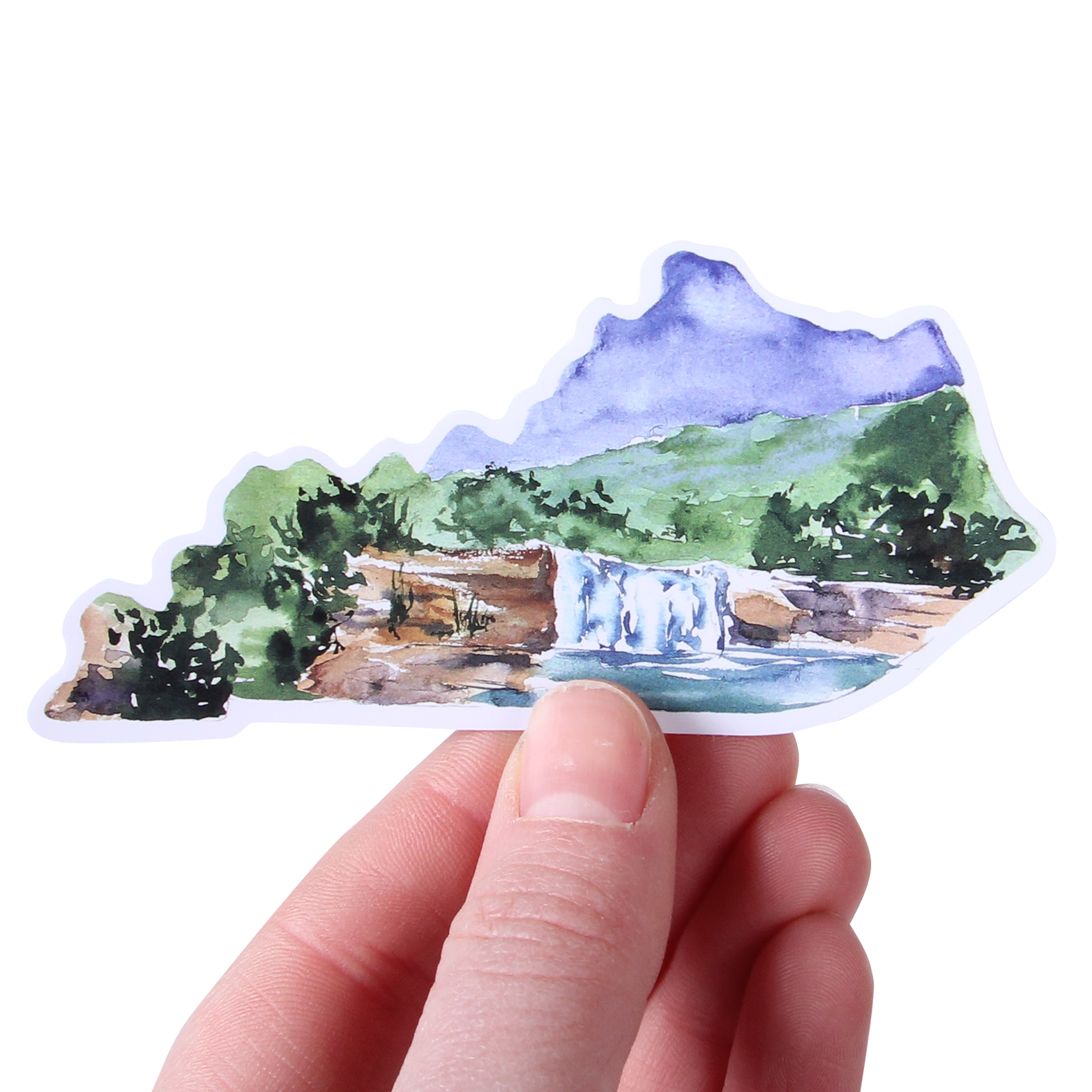 Kentucky Waterfall Sticker - Barrel Down South