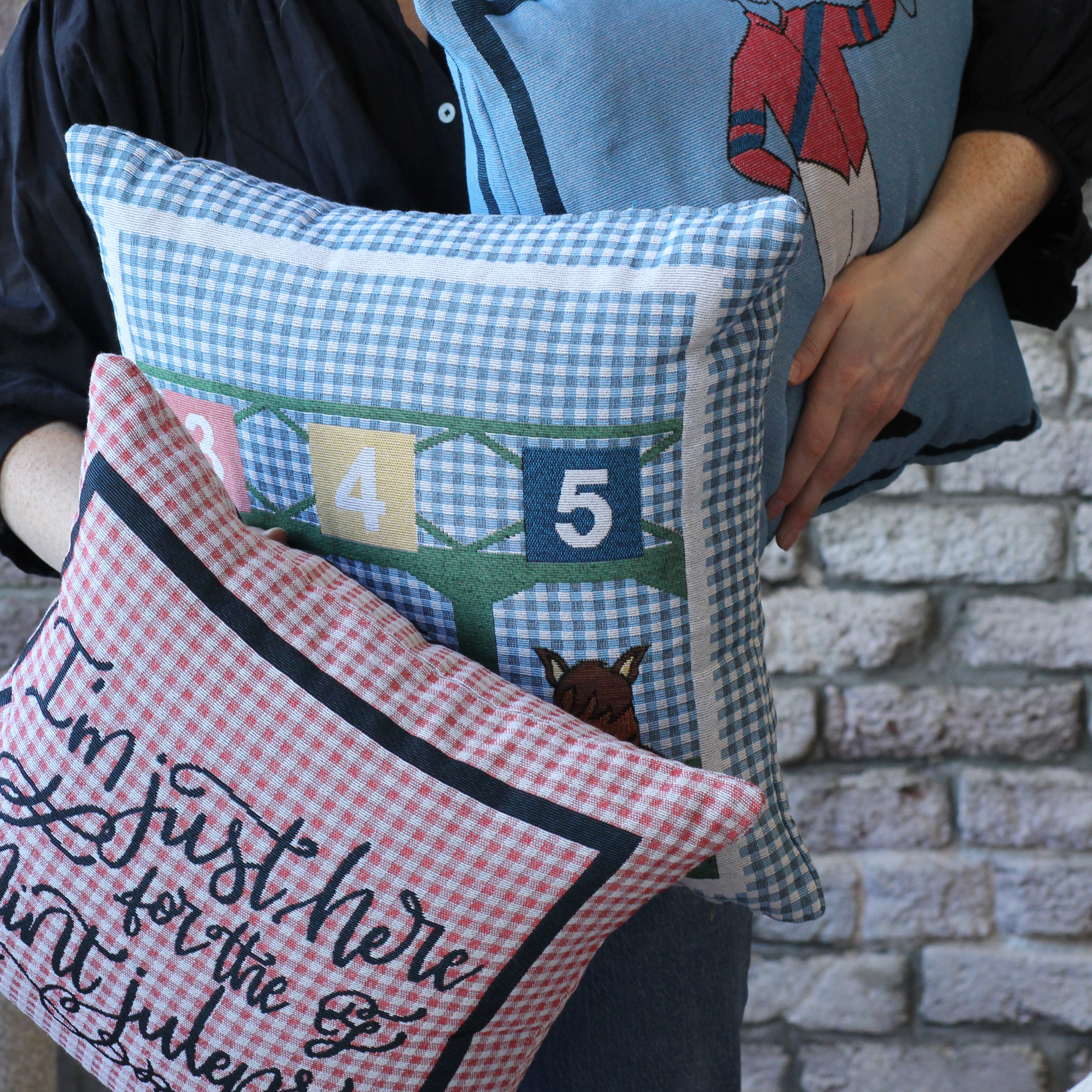 Starting Gate Pillow (Blue) - Barrel Down South