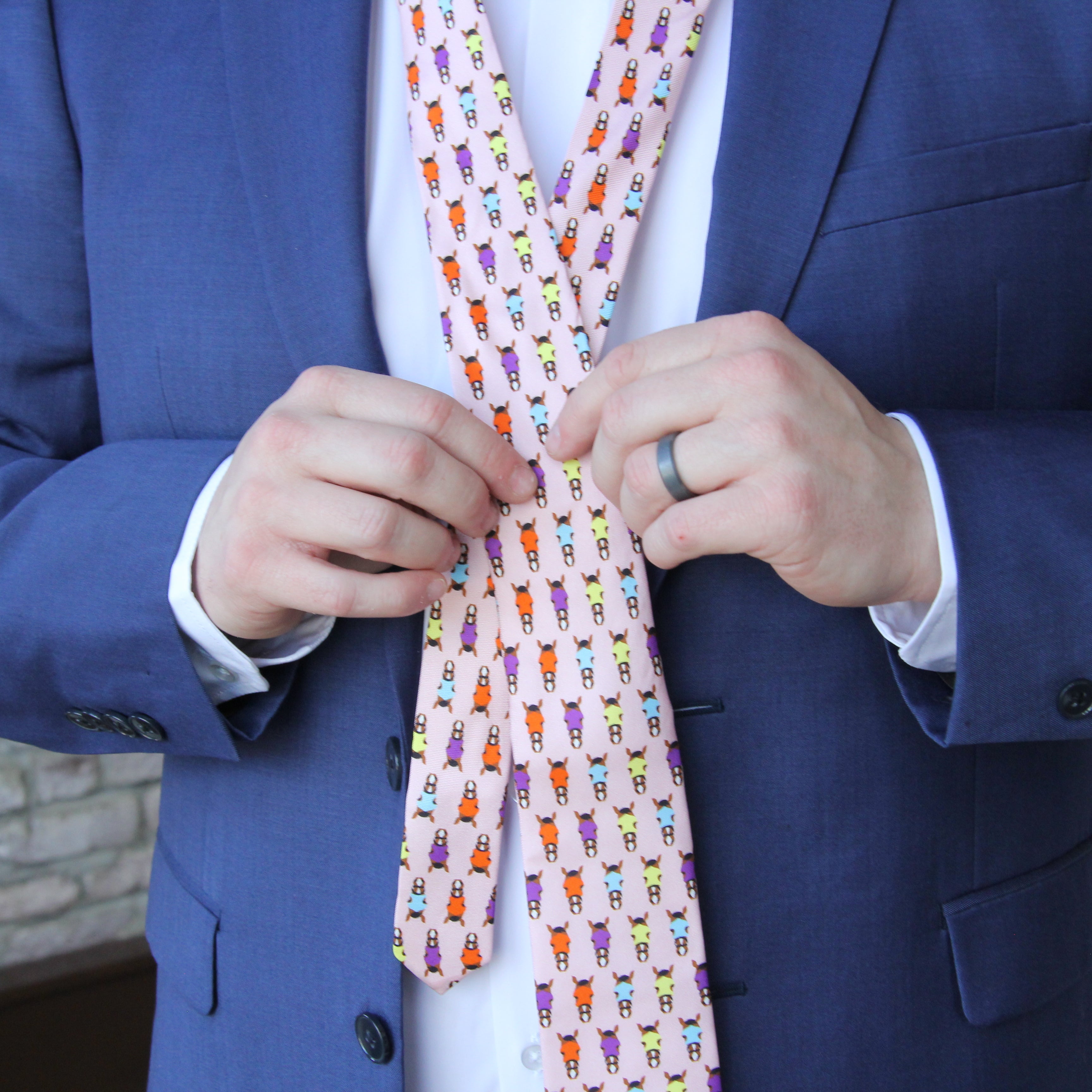 Horse Blinder Necktie - Barrel Down South
