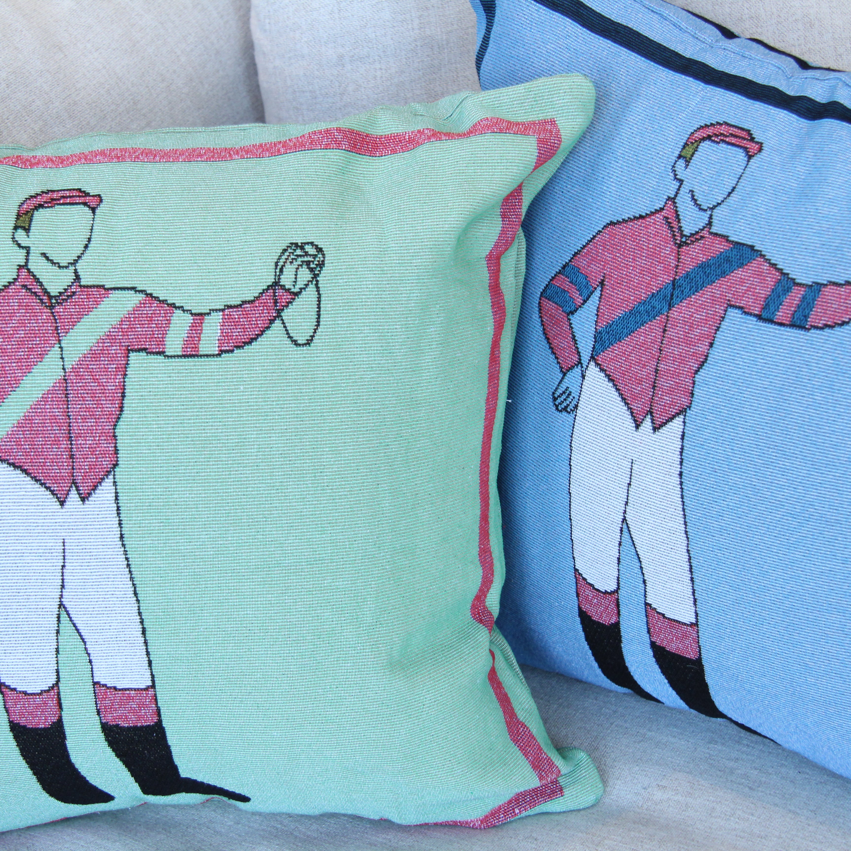 Jockey Green Pillow - Barrel Down South