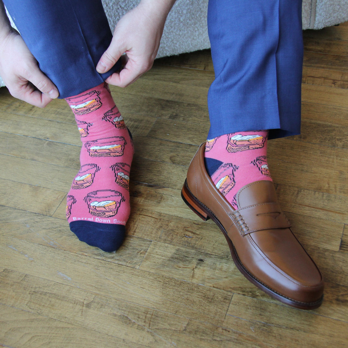 Rockin' It Bourbon Socks - Barrel Down South