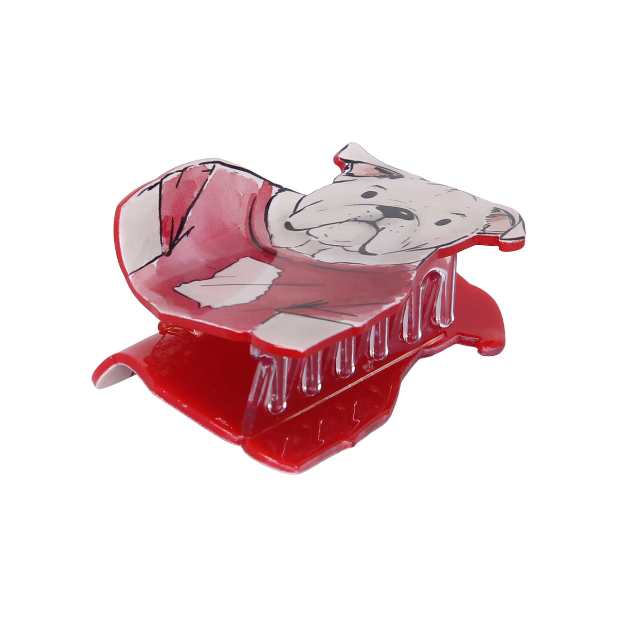 Bulldog Front Hair Clip - Barrel Down South