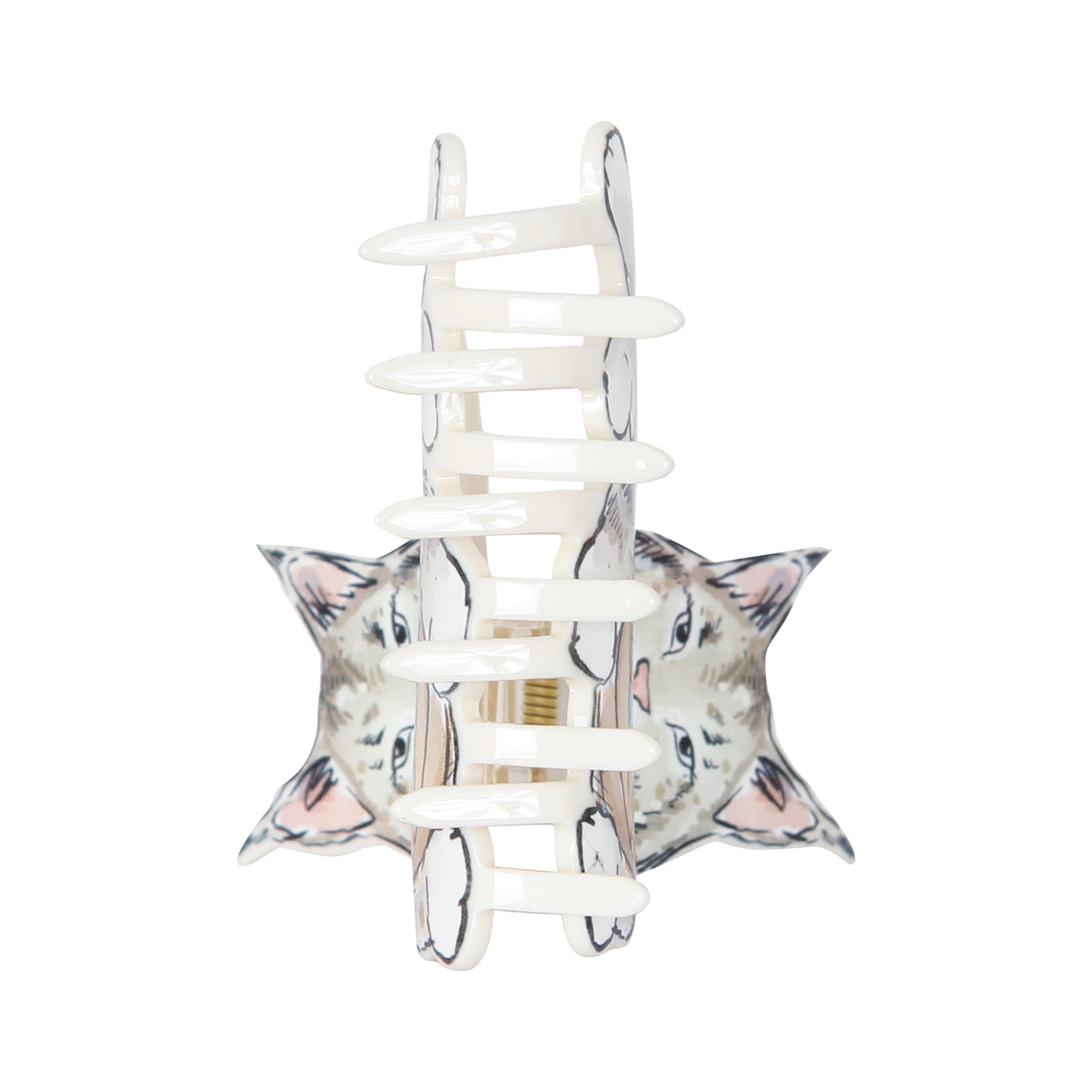 Sitting Wildcat Hair Clip - Barrel Down South