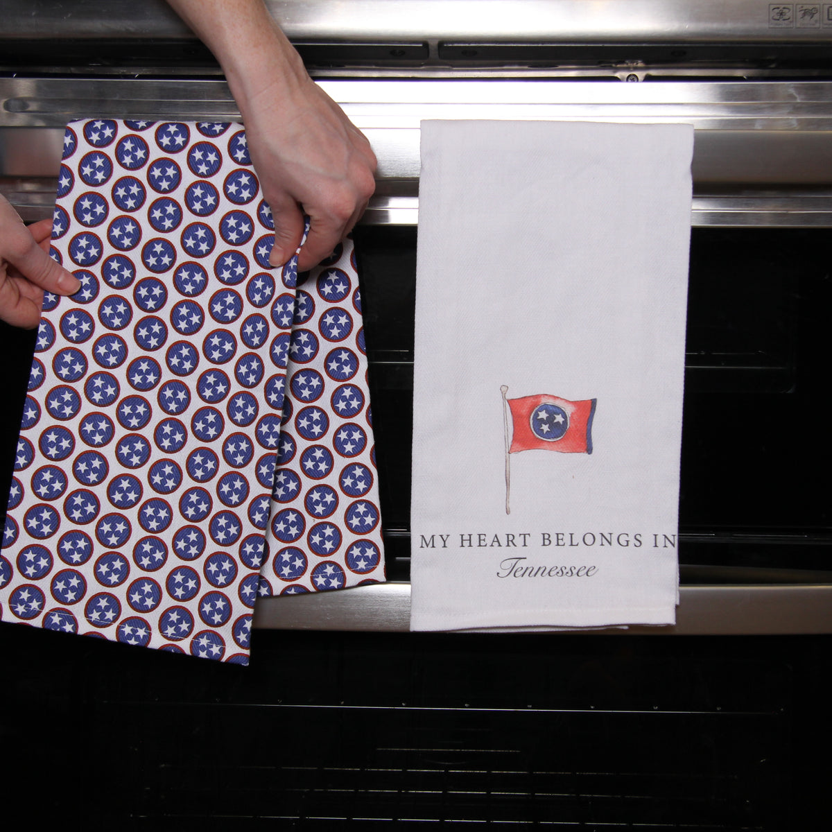 My Heart Belongs In TN Tea Towel - Barrel Down South