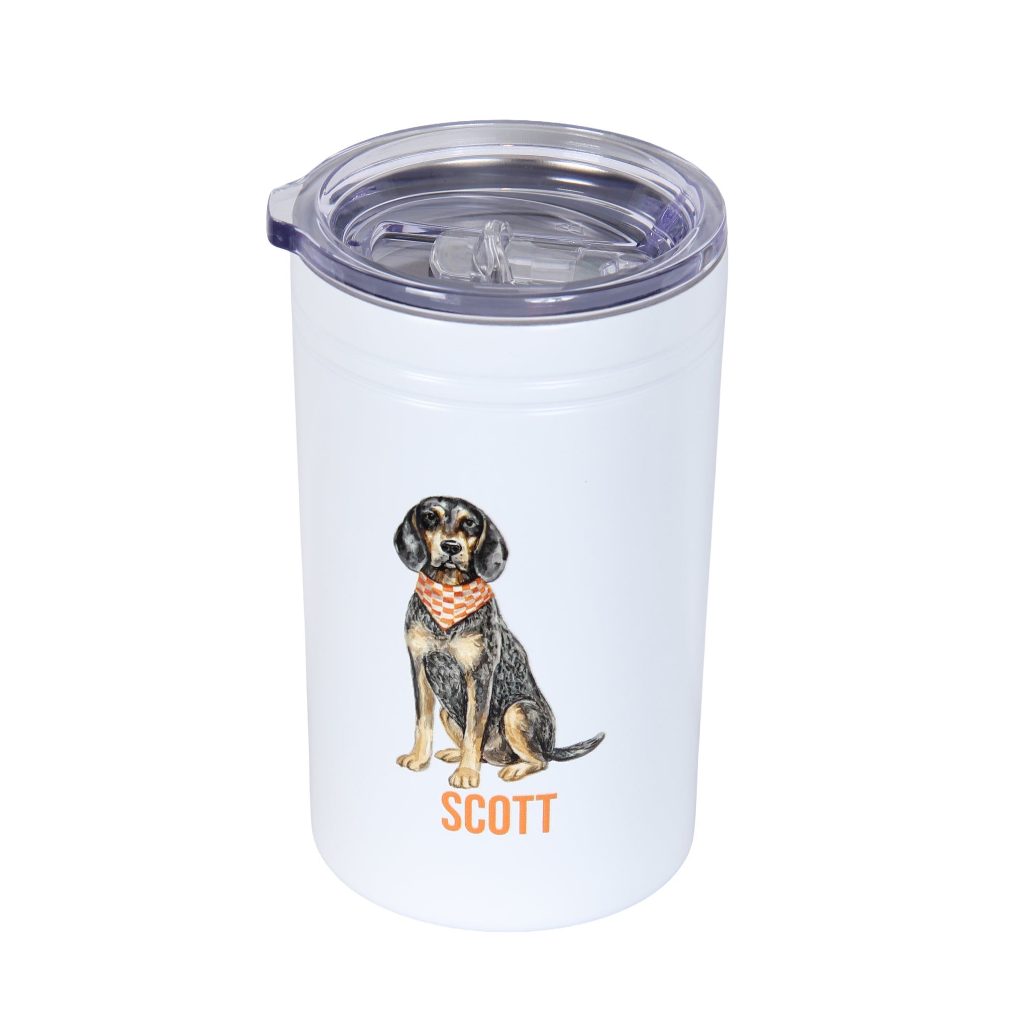 Bluetick Coonhound Customizable Tumbler - Barrel Down South
