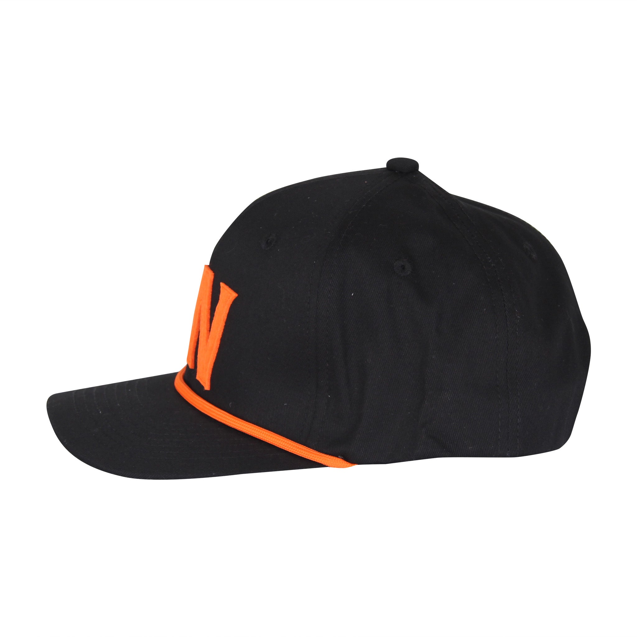 Black TN Sewn Felt Rope Hat - Barrel Down South