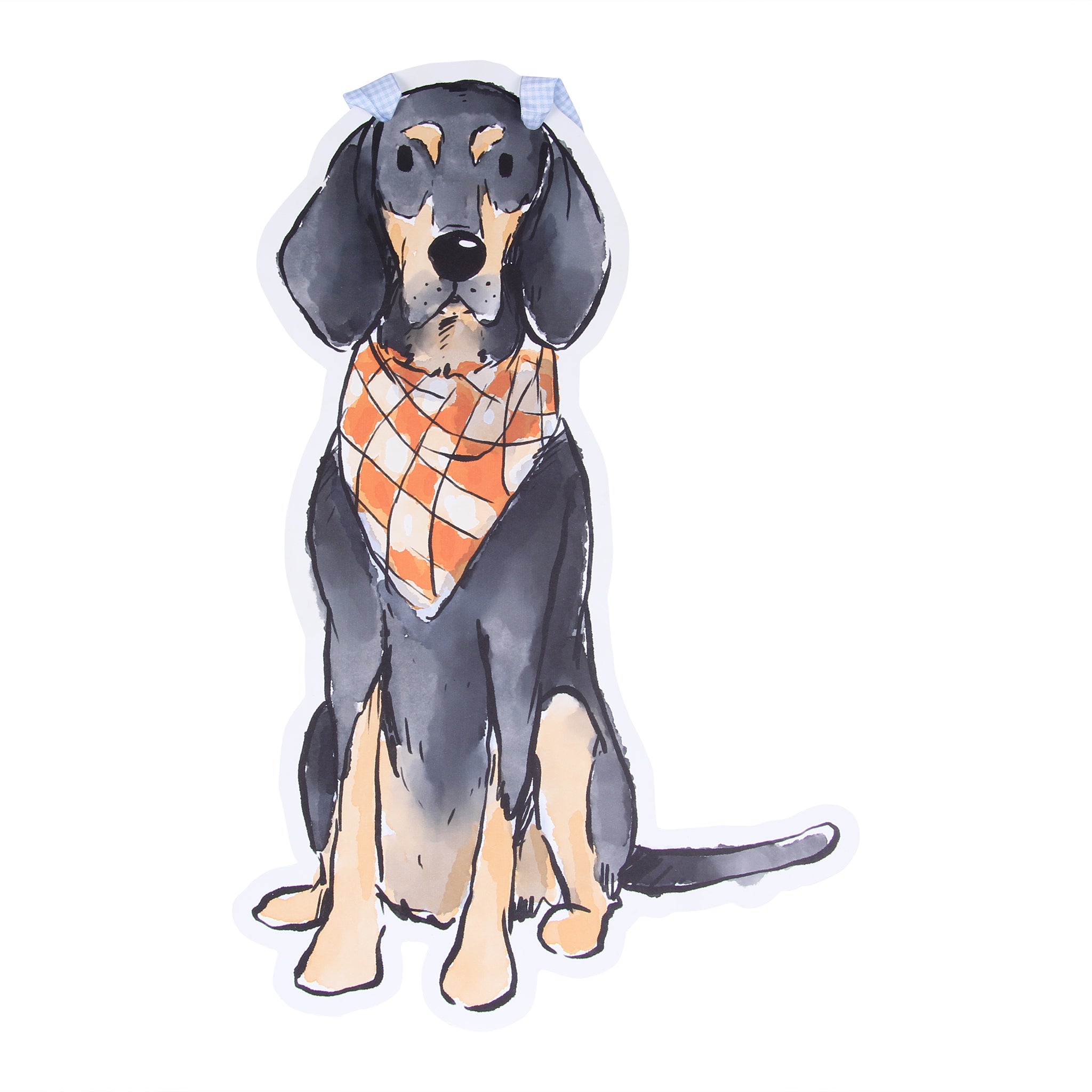 Bluetick Coonhound Door Hanger - Barrel Down South