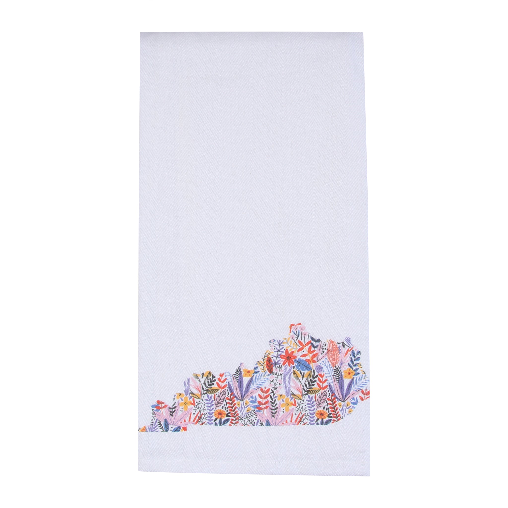 Kentucky Flower Floral Pattern Tea Towel - Barrel Down South