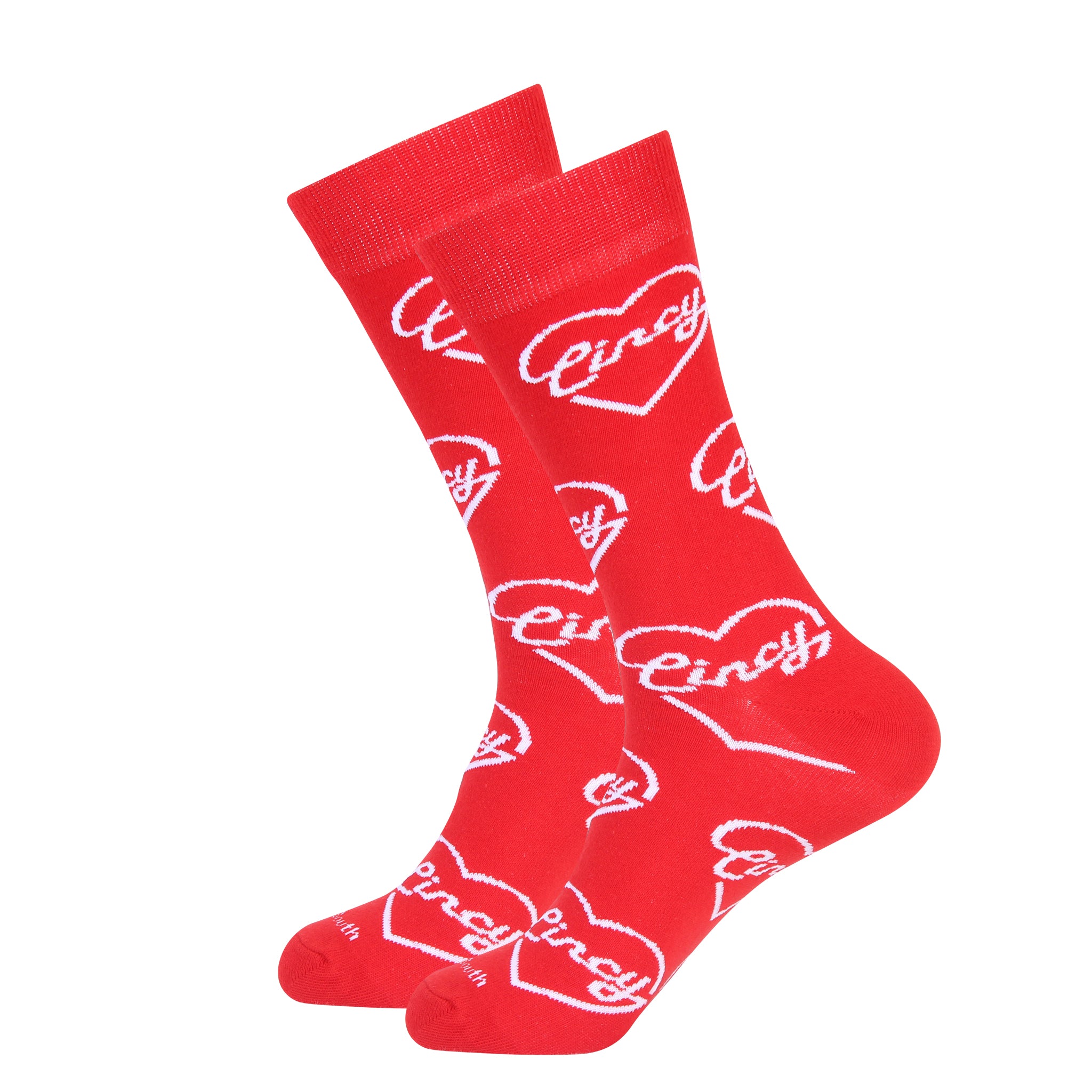 Heart Cincy Socks - Barrel Down South