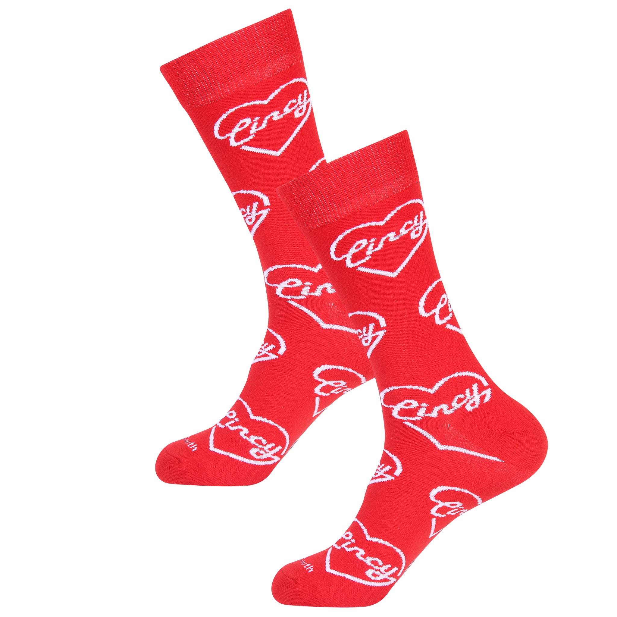 Heart Cincy Socks - Barrel Down South