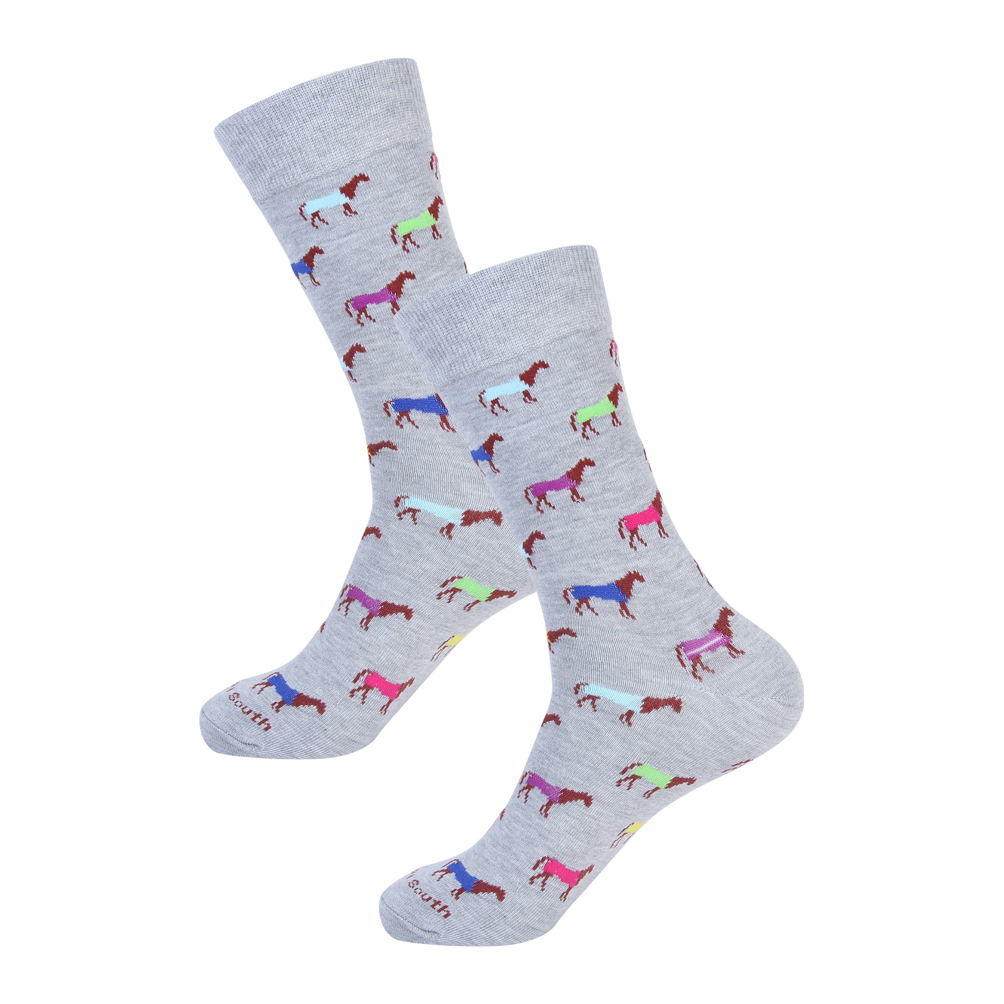 Multi Color Horse Socks - Barrel Down South