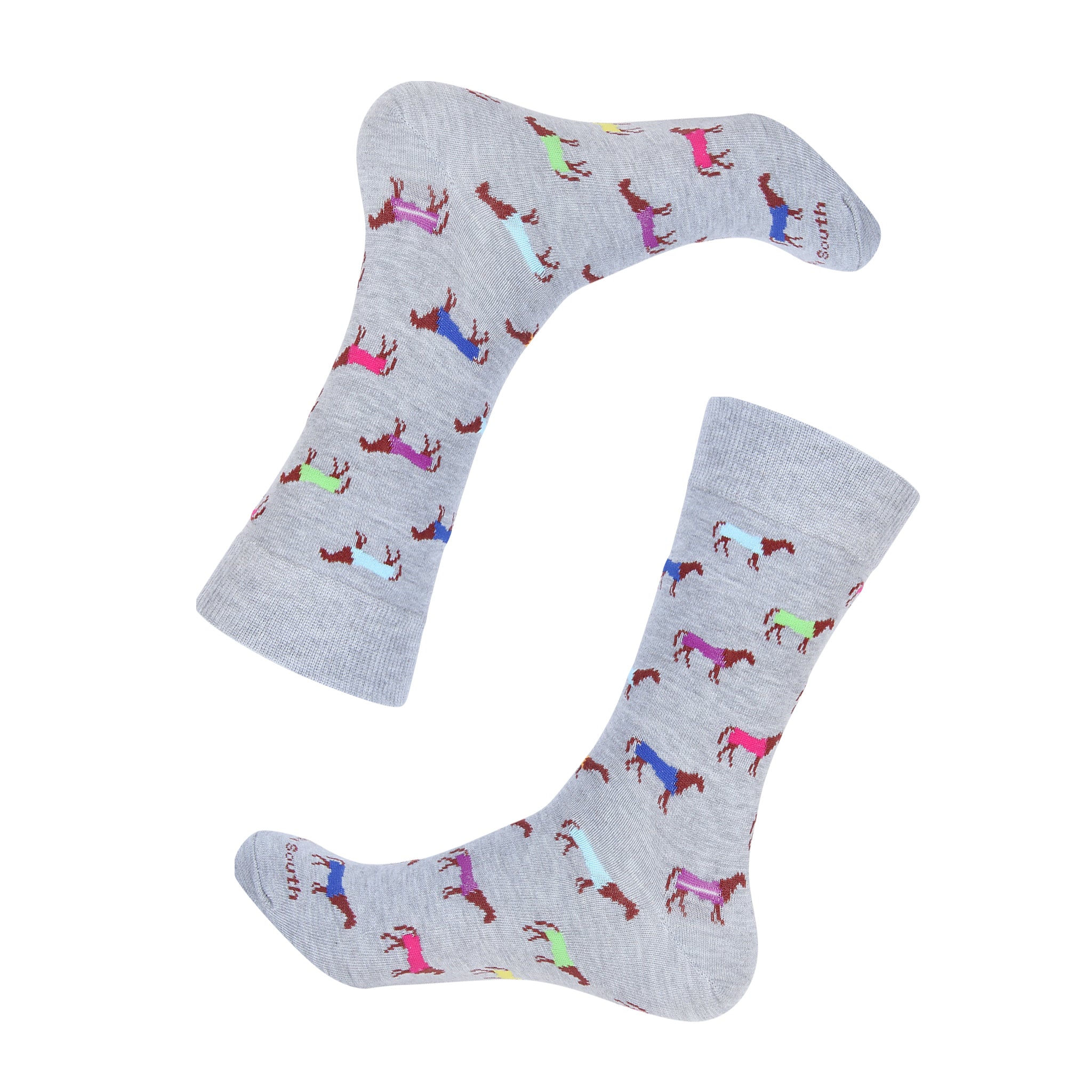 Multi Color Horse Socks - Barrel Down South