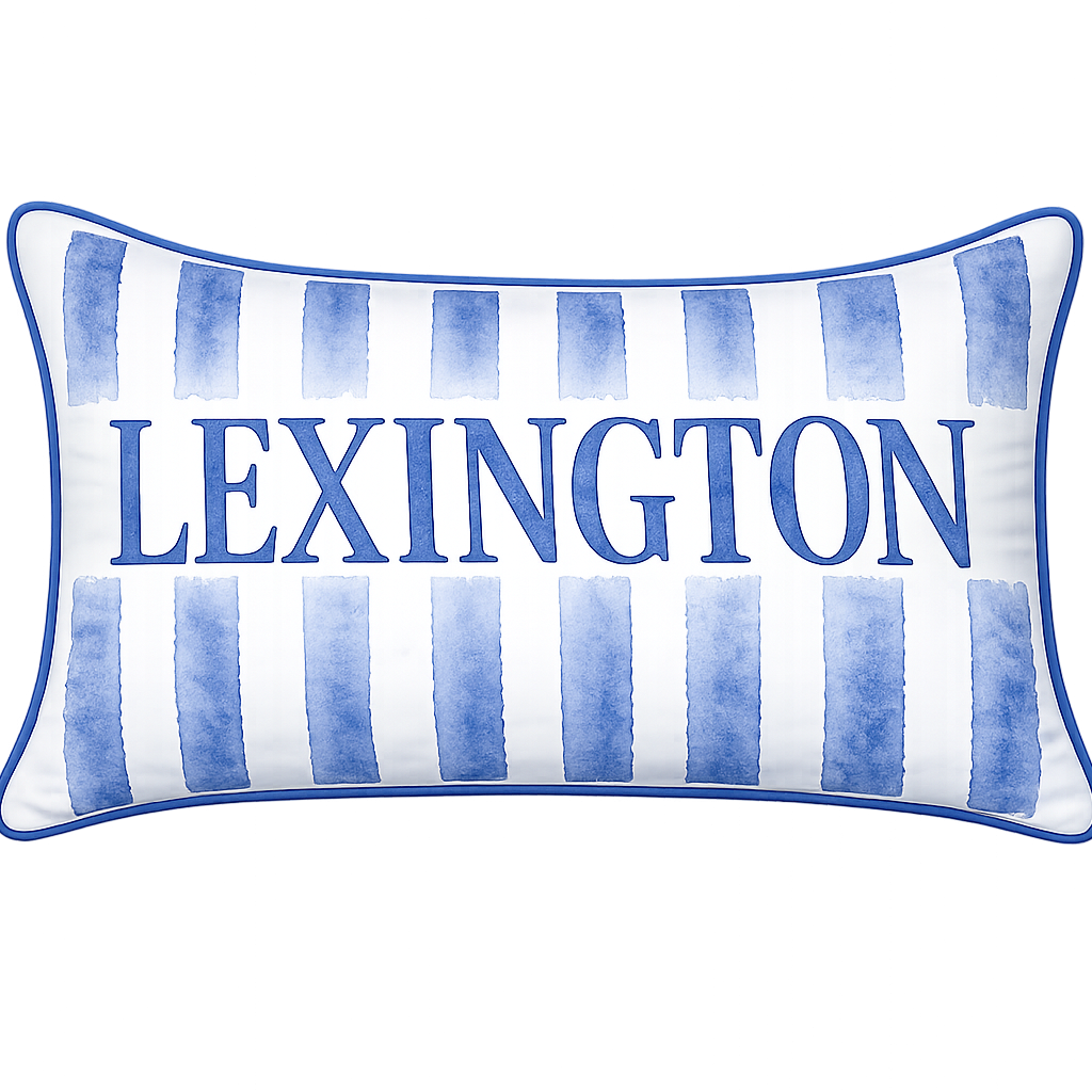 Lexington Stripe Pillow - Barrel Down South