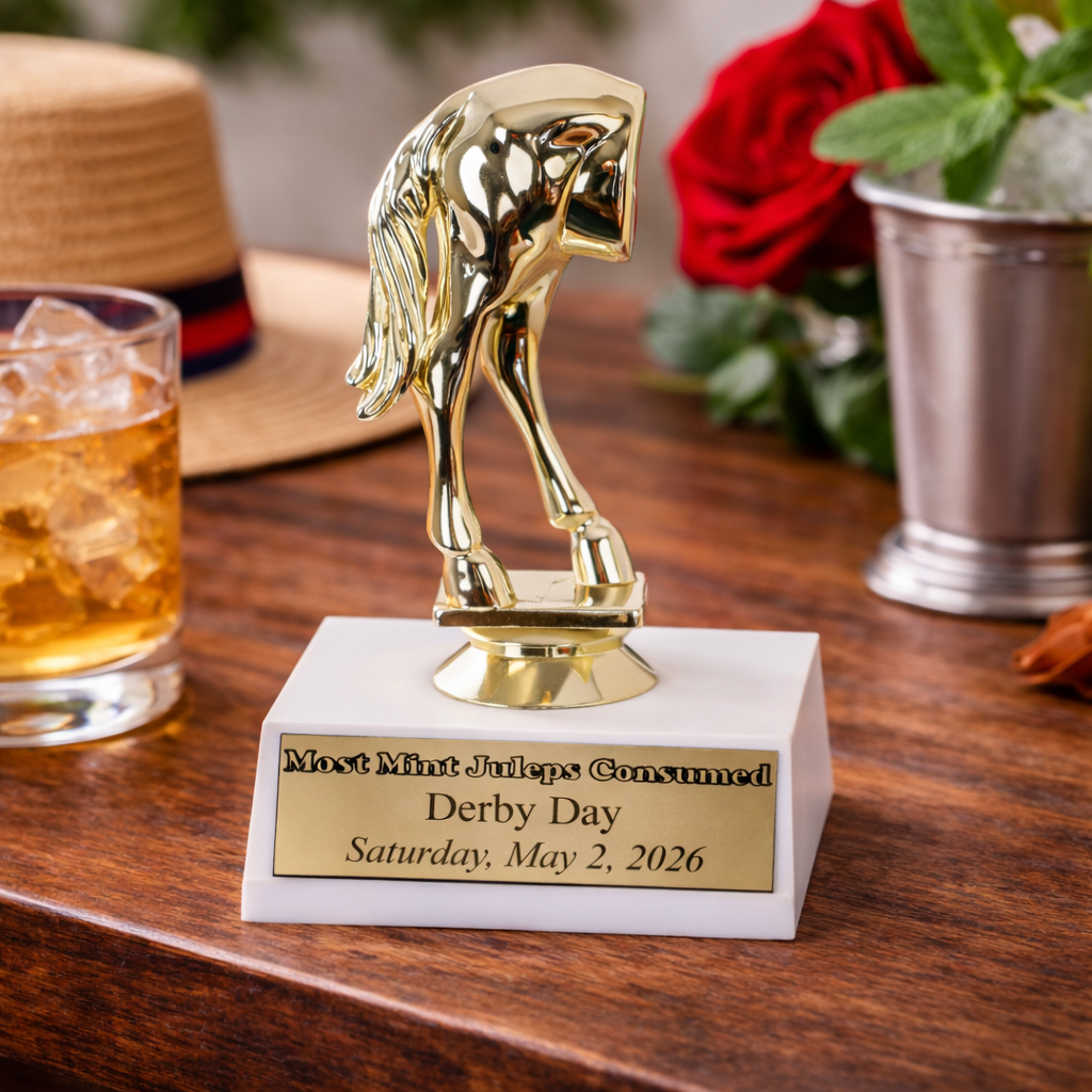 Most Mint Juleps Consumed Trophy - Barrel Down South
