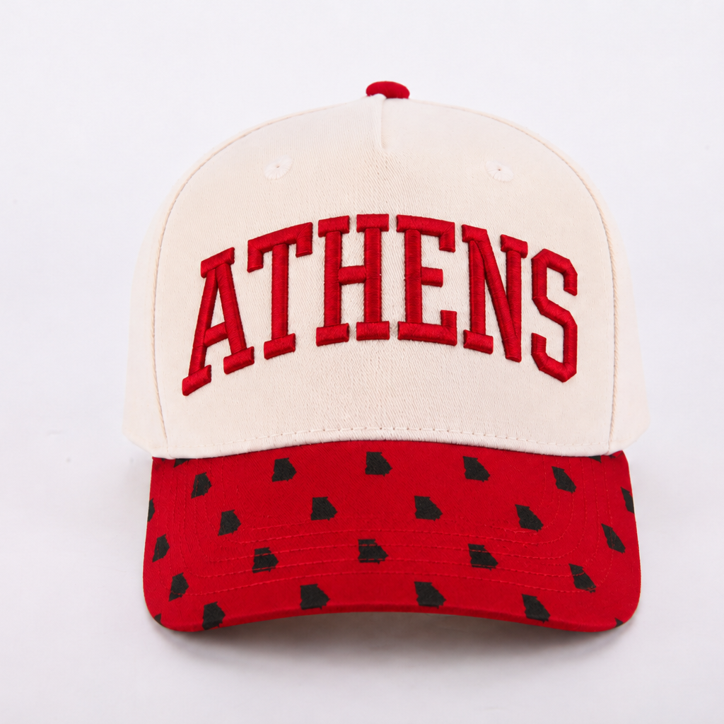 Athens Word Georgia Pattern Hat - Barrel Down South