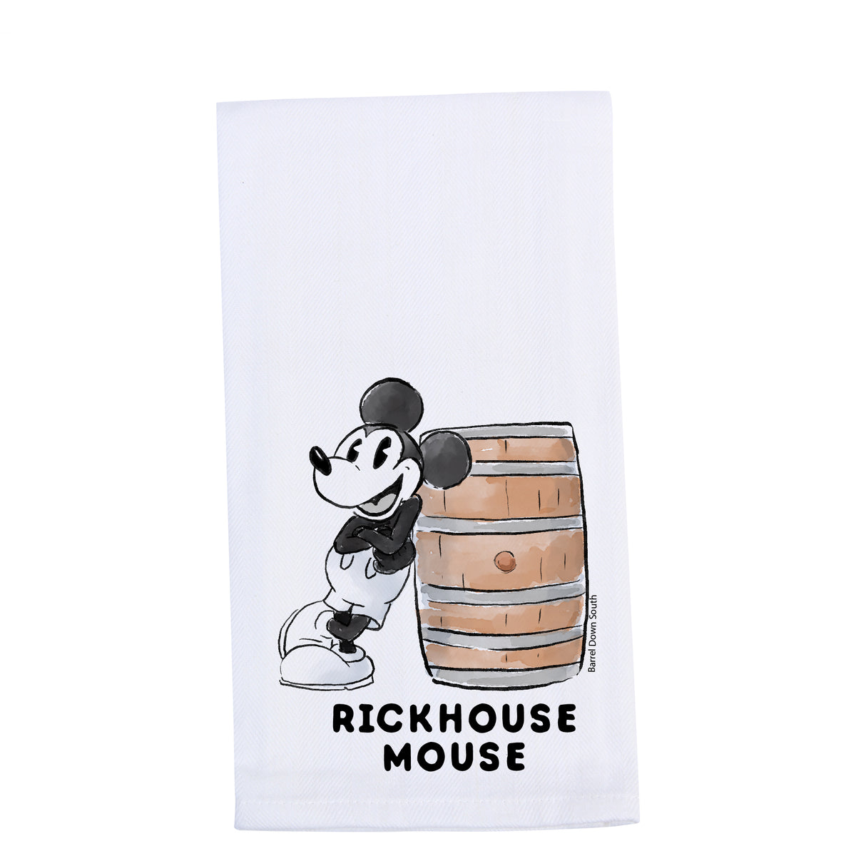 Rickhouse Mouse Bourbon Tea Towel - Barrel Down South
