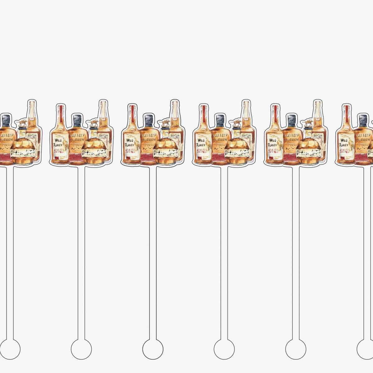 Bourbons of Kentucky V2 Cocktail Stirrer - Barrel Down South