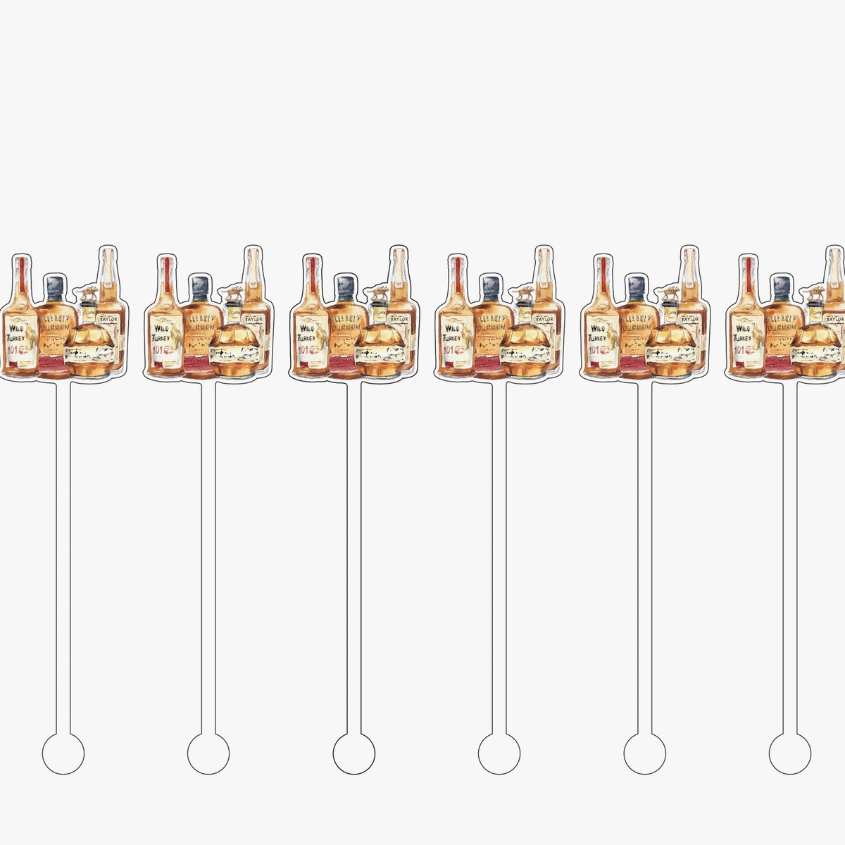 Bourbons of Kentucky V2 Cocktail Stirrer - Barrel Down South