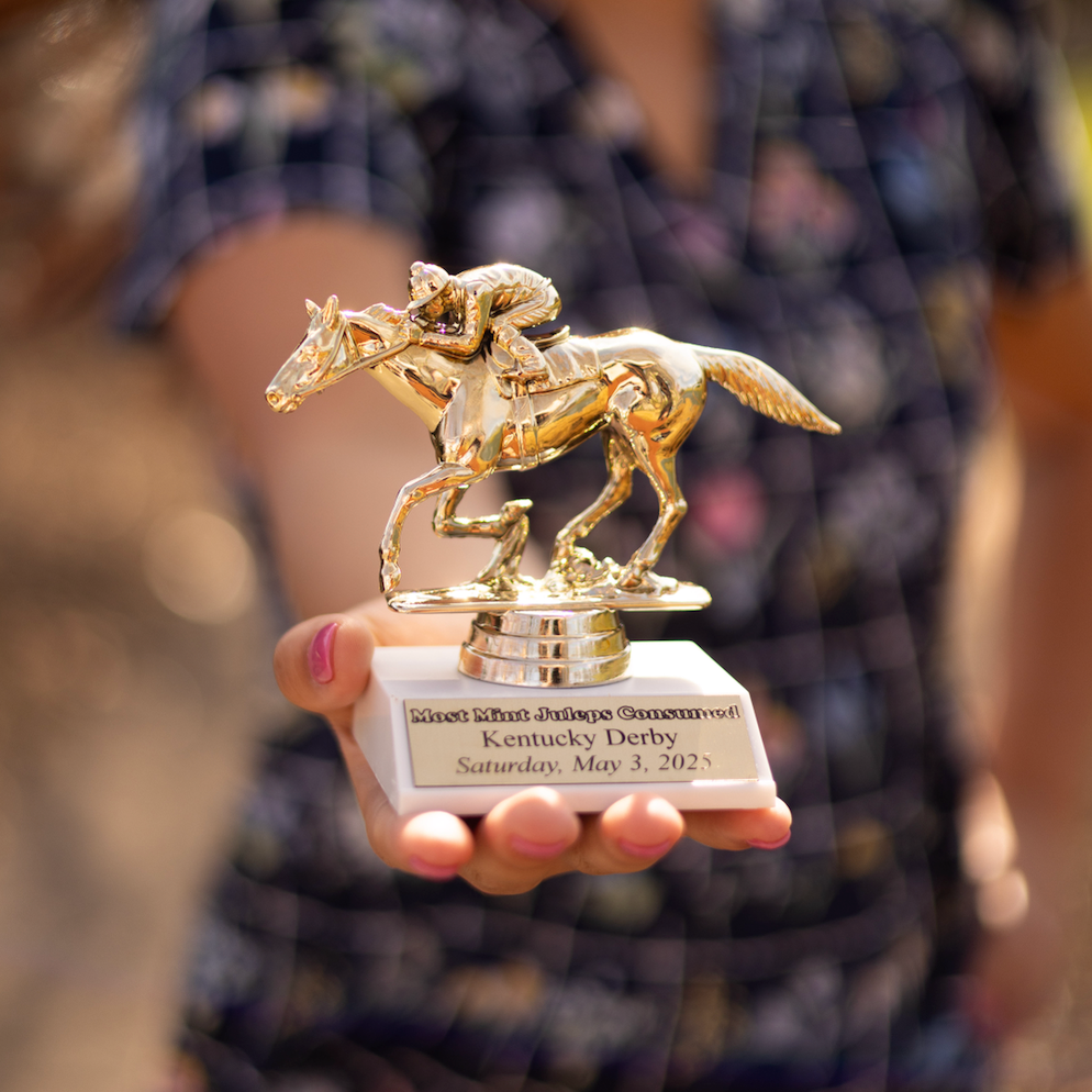 Most Mint Juleps Consumed Trophy - Barrel Down South