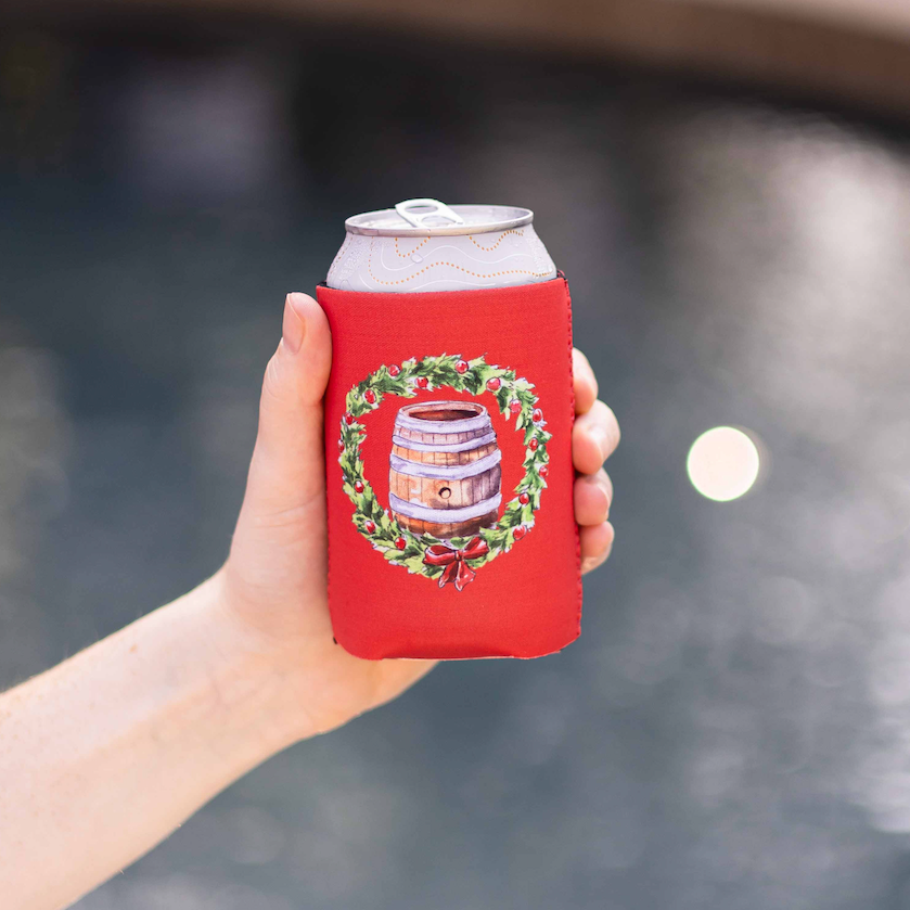 Bourbon Wreath Can Cooler - Barrel Down South