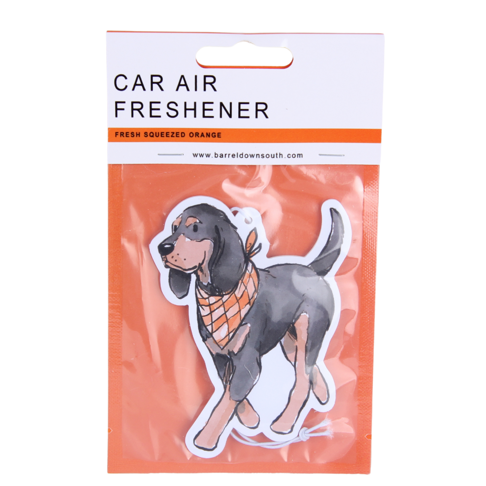Bluetick Coonhound Standing Air Freshener - Barrel Down South
