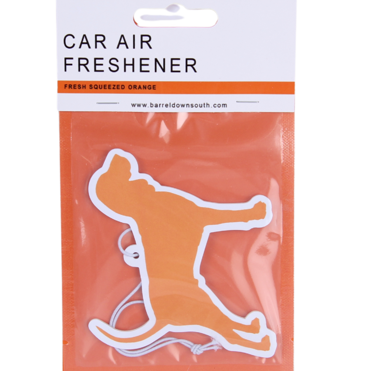 Orange Bluetick Coonhound Air Freshener - Barrel Down South