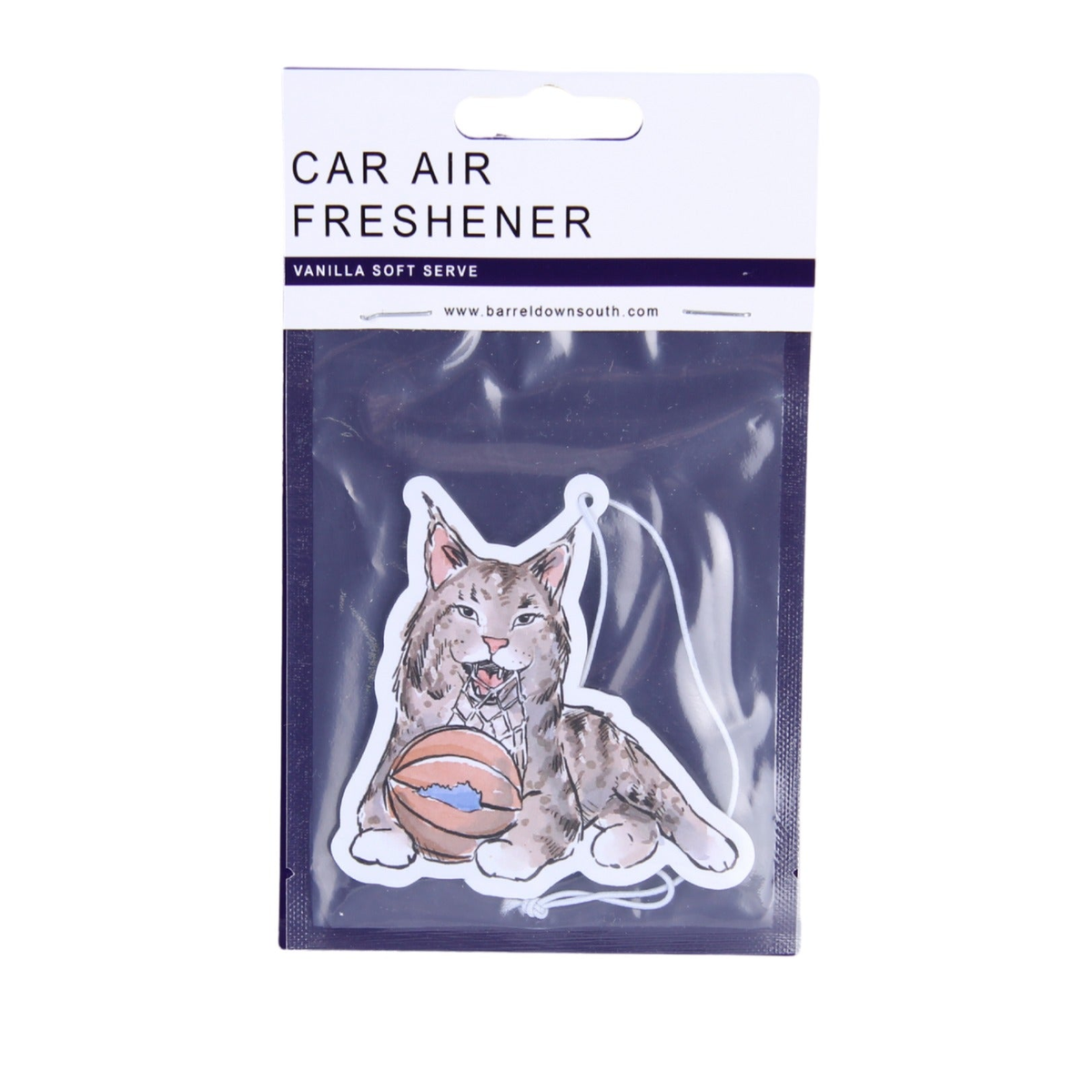 Wildcat with Basketball Kentucky Air Freshener - Barrel Down South