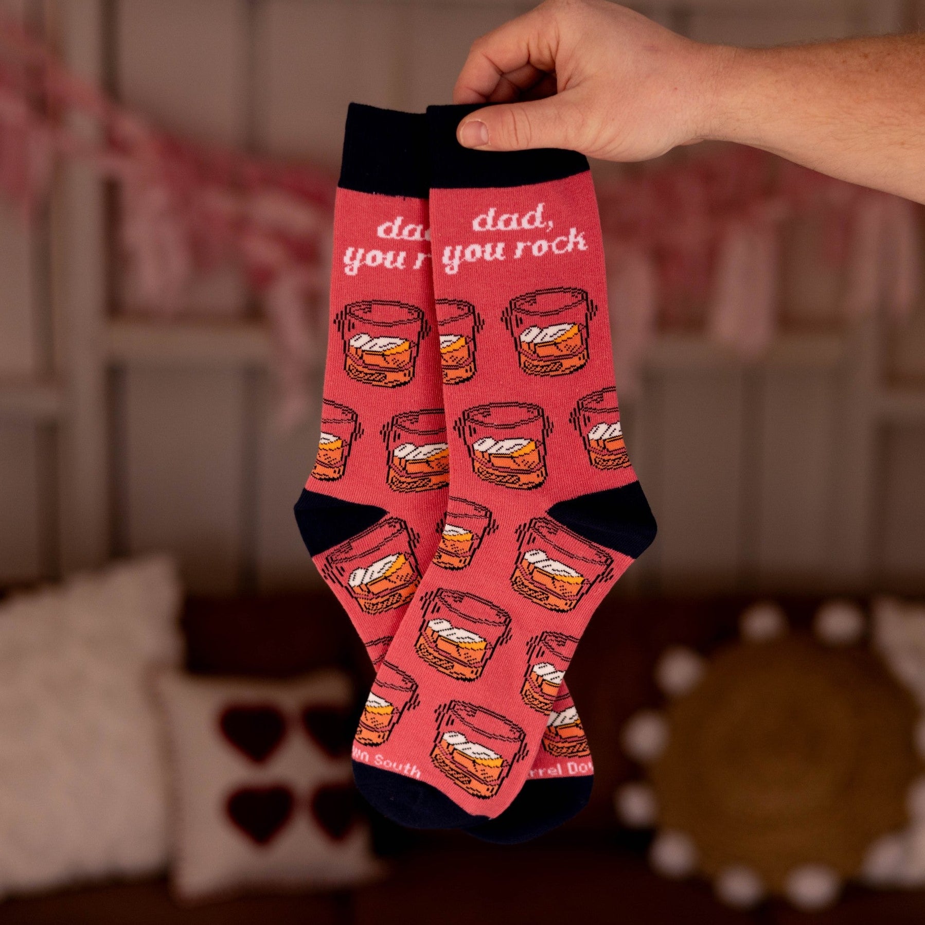 Dad You Rock Bourbon Socks - Barrel Down South