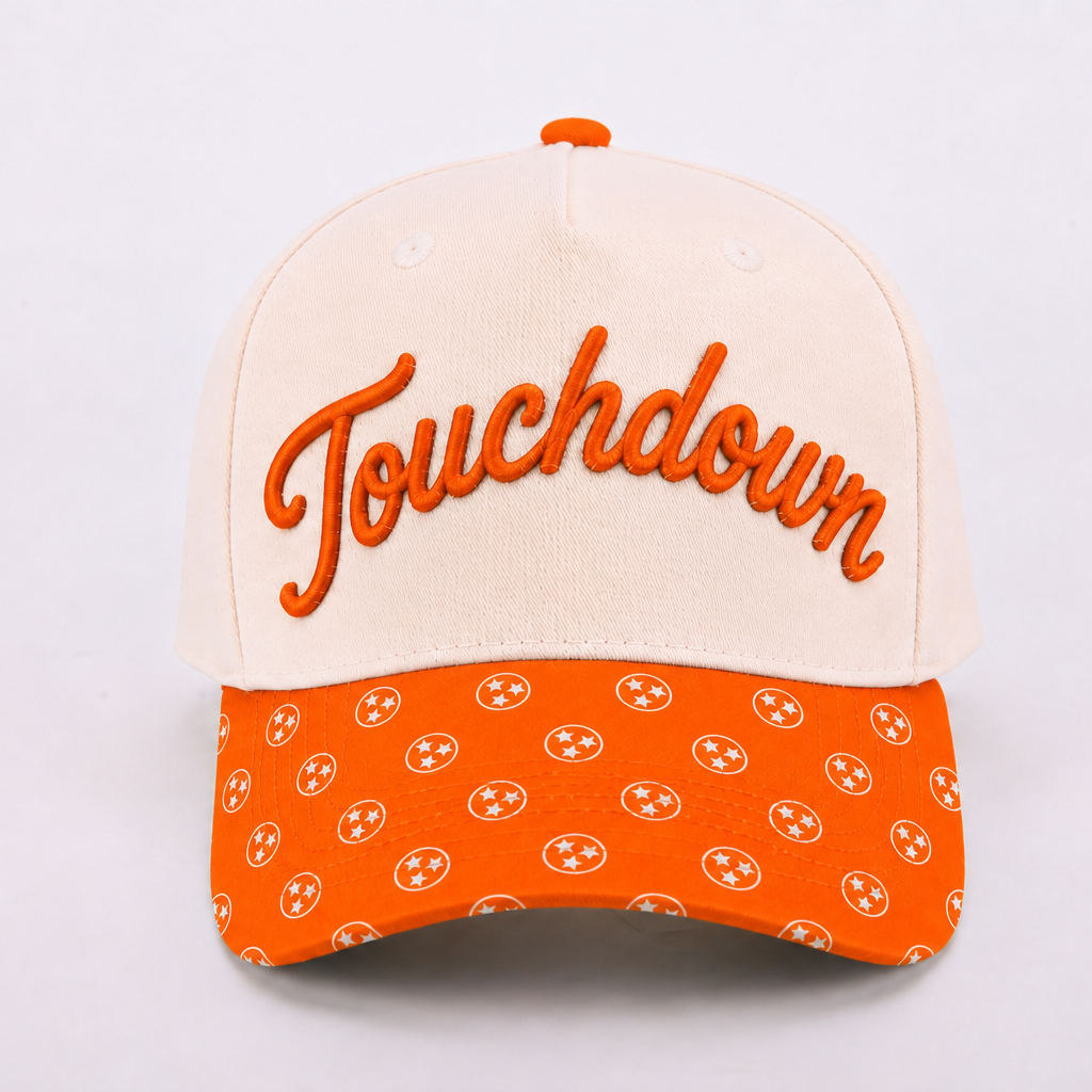 Touchdown Embroidered Tennessee Hat - Barrel Down South