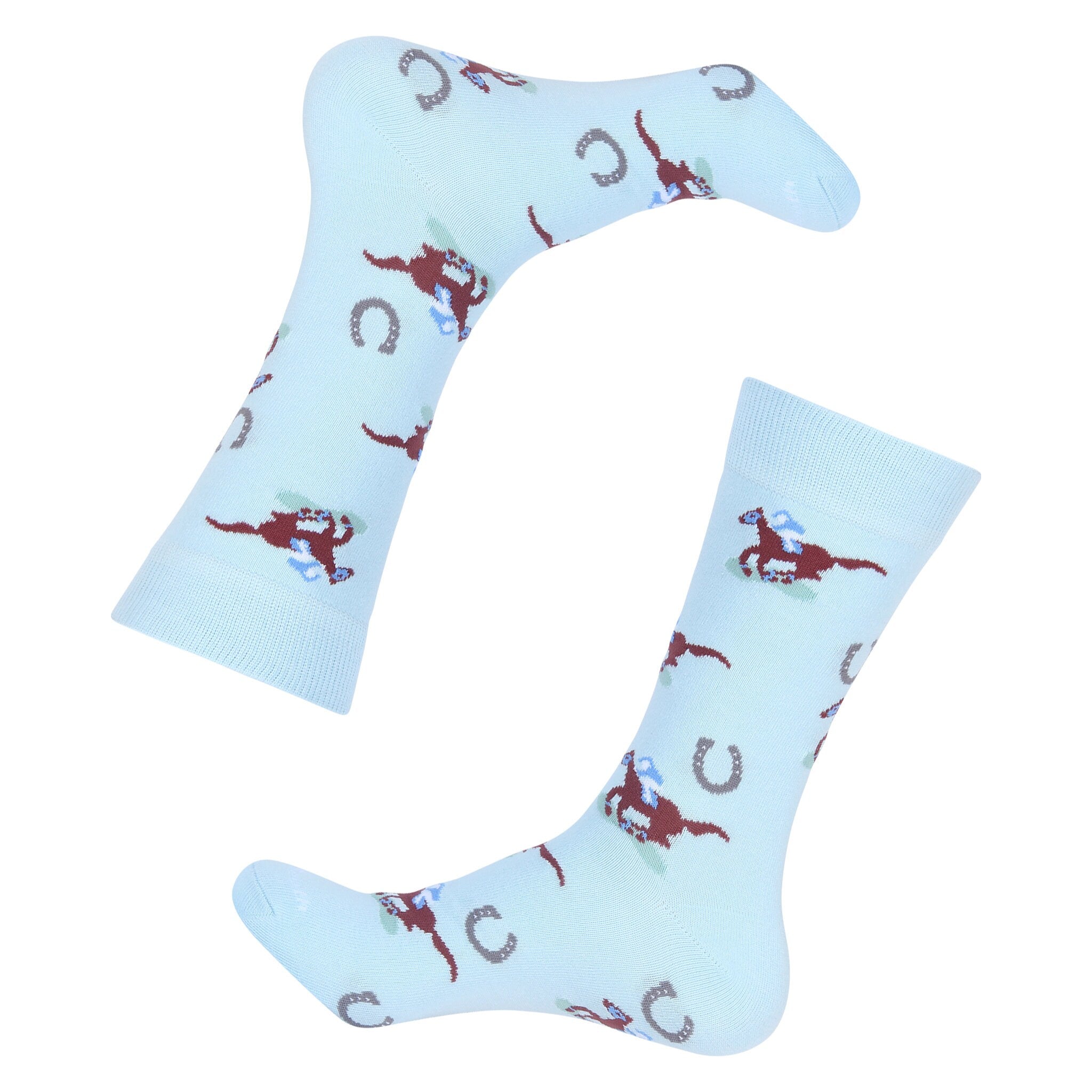 Blue Raceday Sock - Barrel Down South