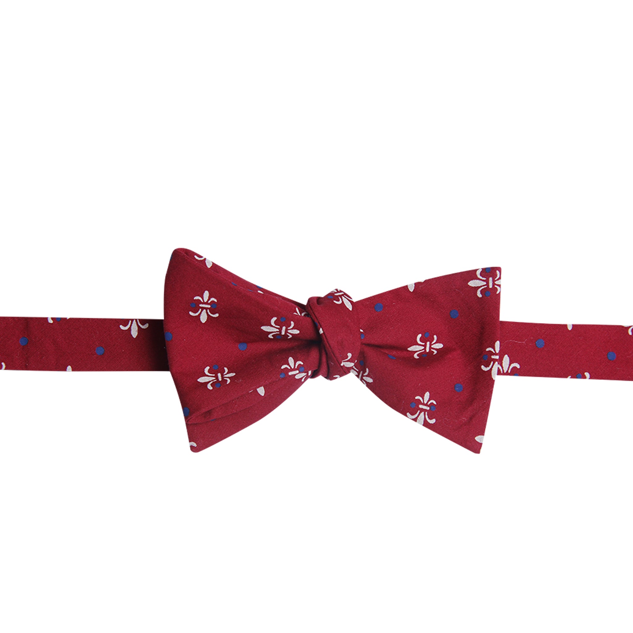 Red Fleur-De-Lis Bowtie - Barrel Down South