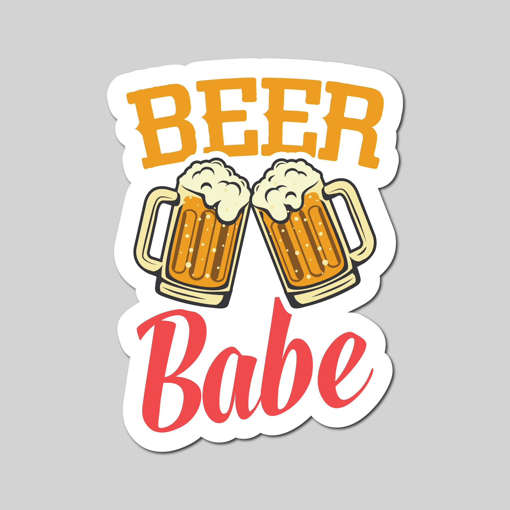 Beer Babe Sticker - Barrel Down South