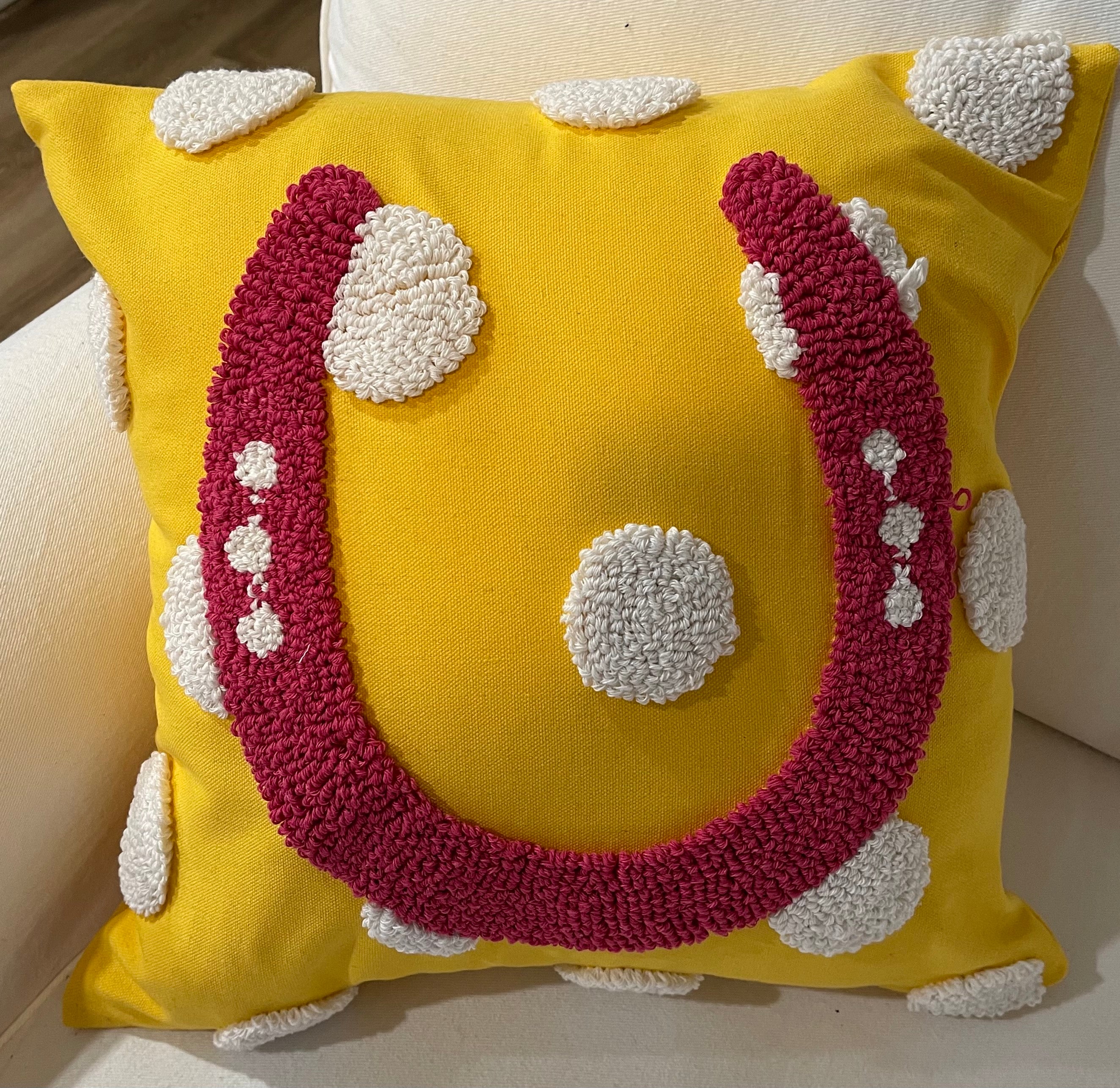Polka Dot Horseshoe Pillow - Barrel Down South