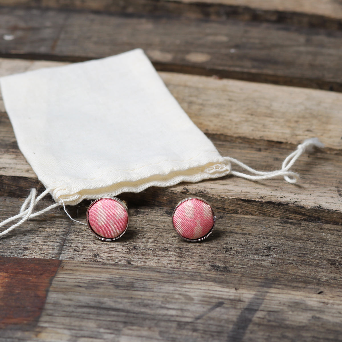 Bottled Up Pink Cufflinks - Barrel Down South