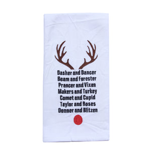 Bourbon Reindeer Tea Towel