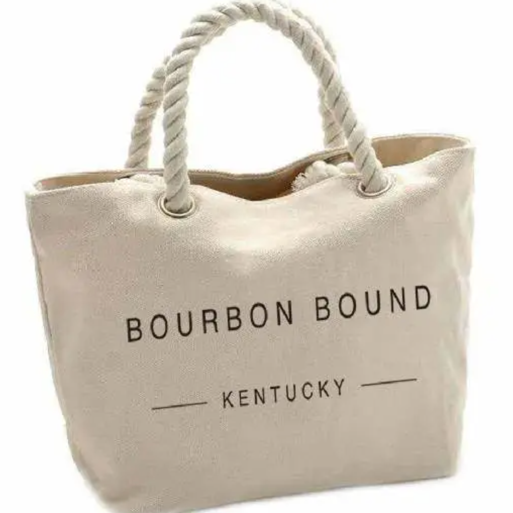 Bourbon Bound Oversized Tote Bag - Barrel Down South
