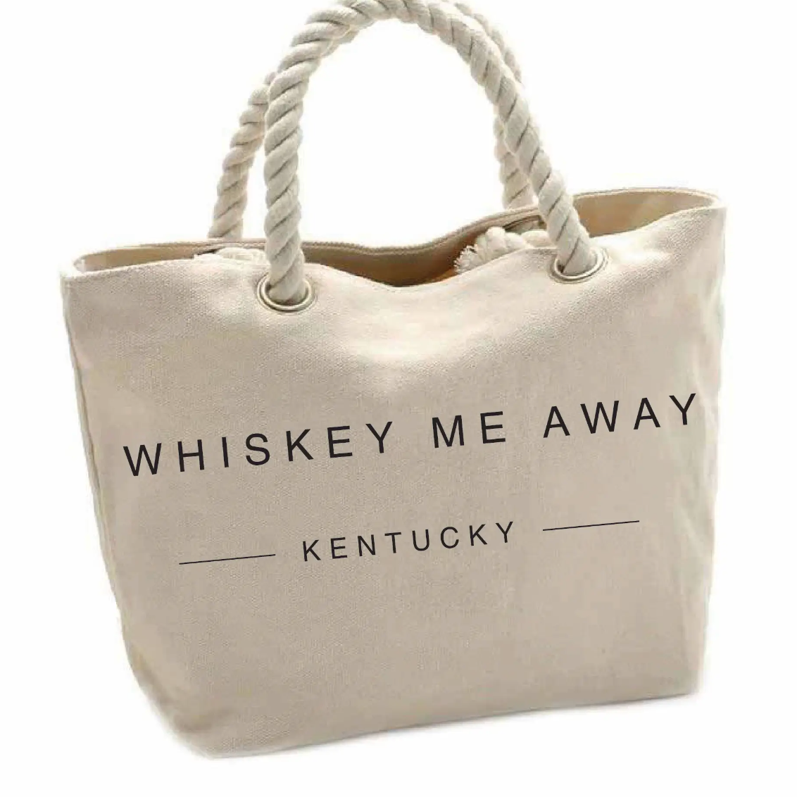 Whiskey Me Away Oversized Tote Bag - Barrel Down South