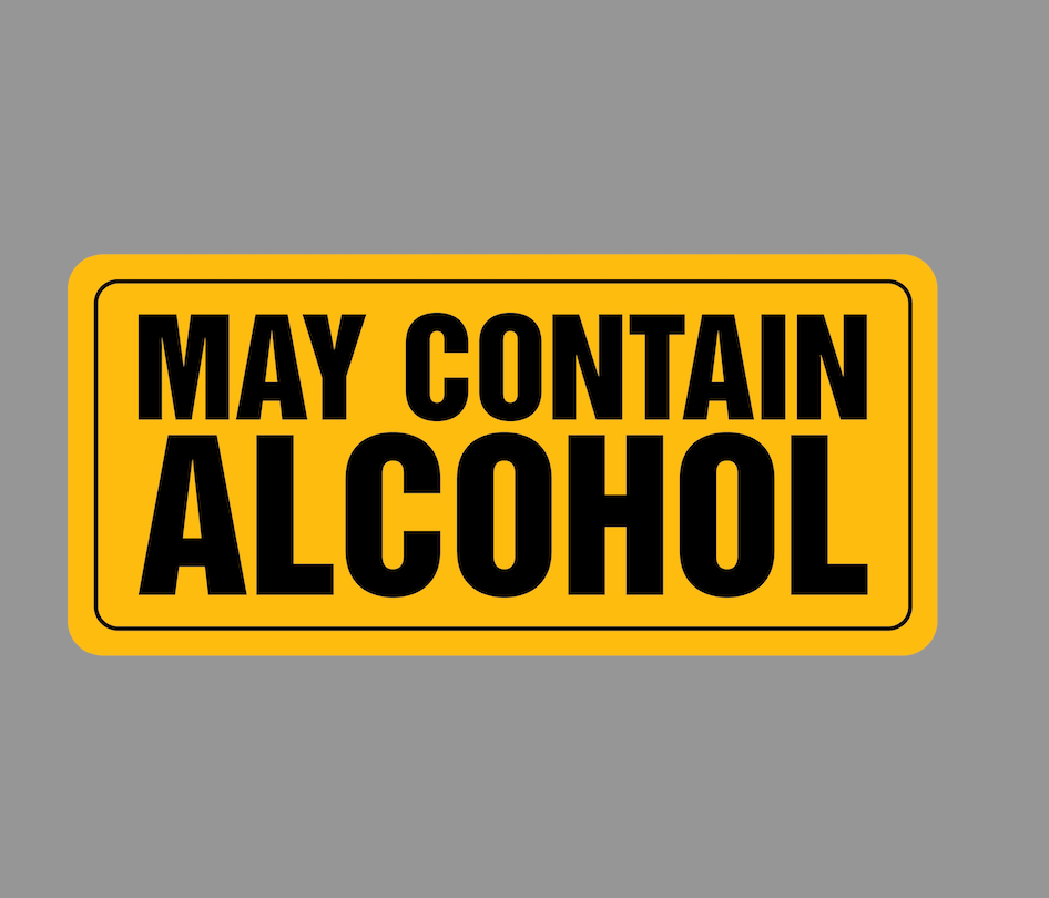 May Contain Alcohol Sticker - Barrel Down South