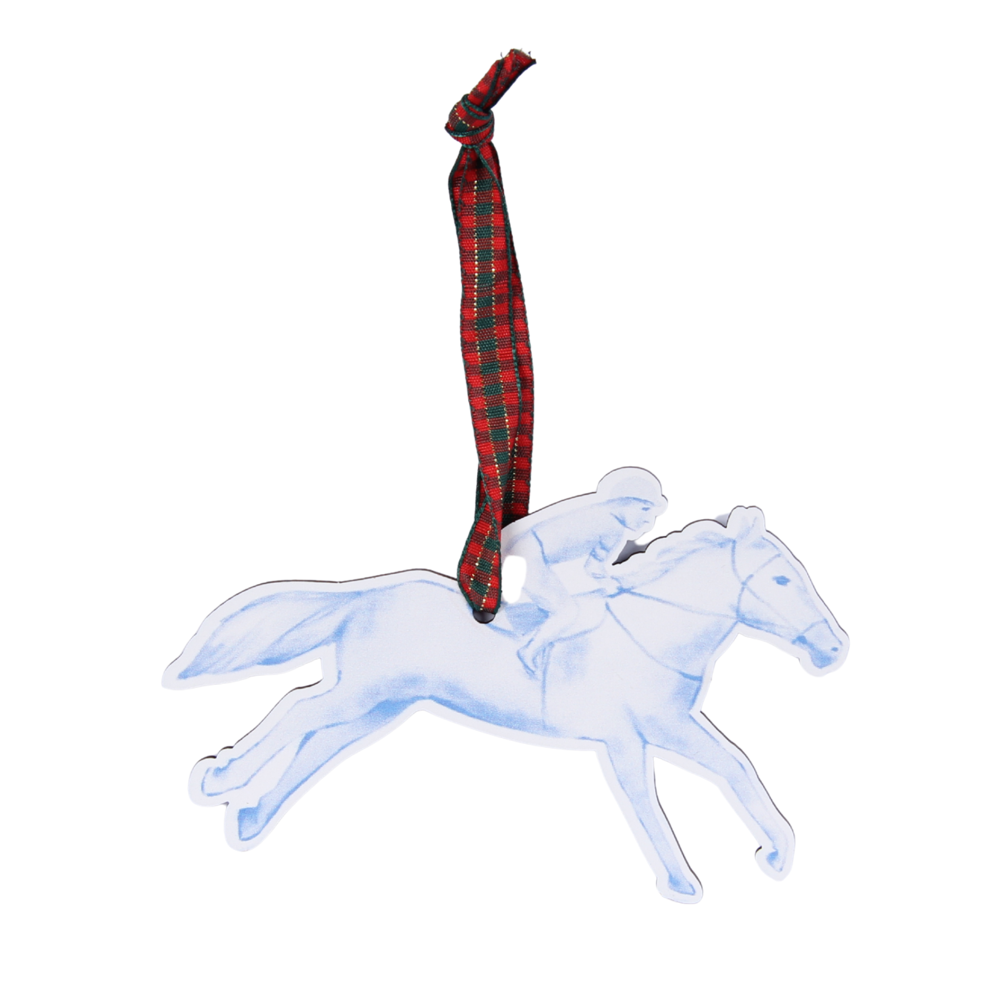 Horse and Jockey Ornament