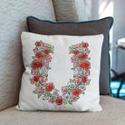 Horseshoe Roses Horse Racing Pillow - Barrel Down South