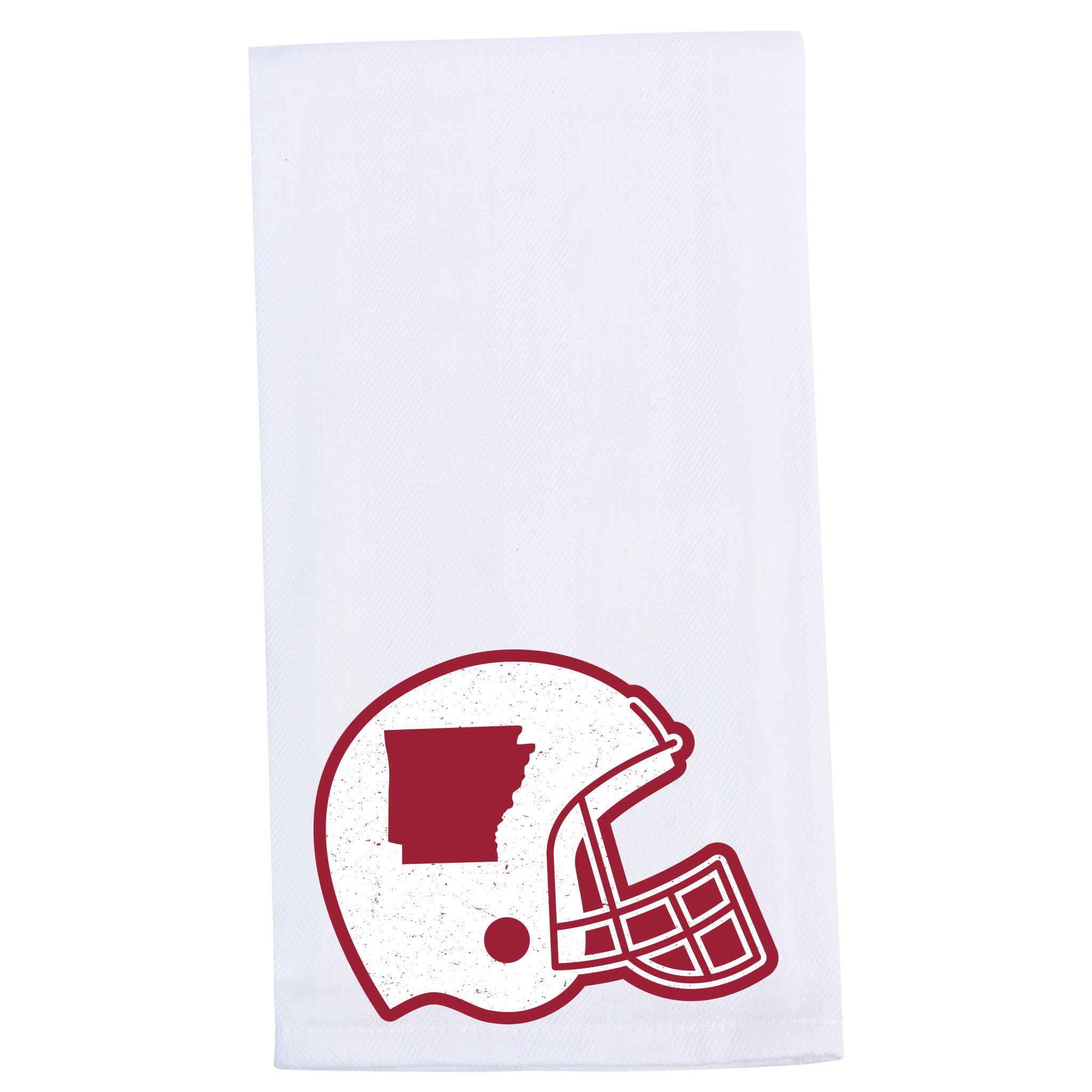AR State Shape Helmet Tea Towel