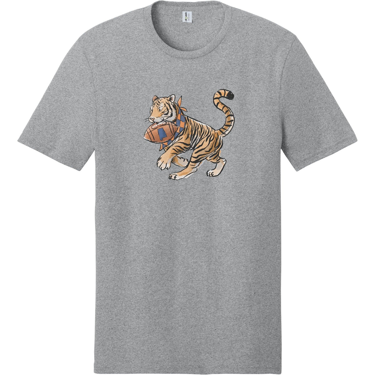 Tiger with Football T-Shirt - Barrel Down South