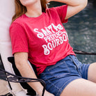 Santa Prefers Bourbon Shirt - Barrel Down South