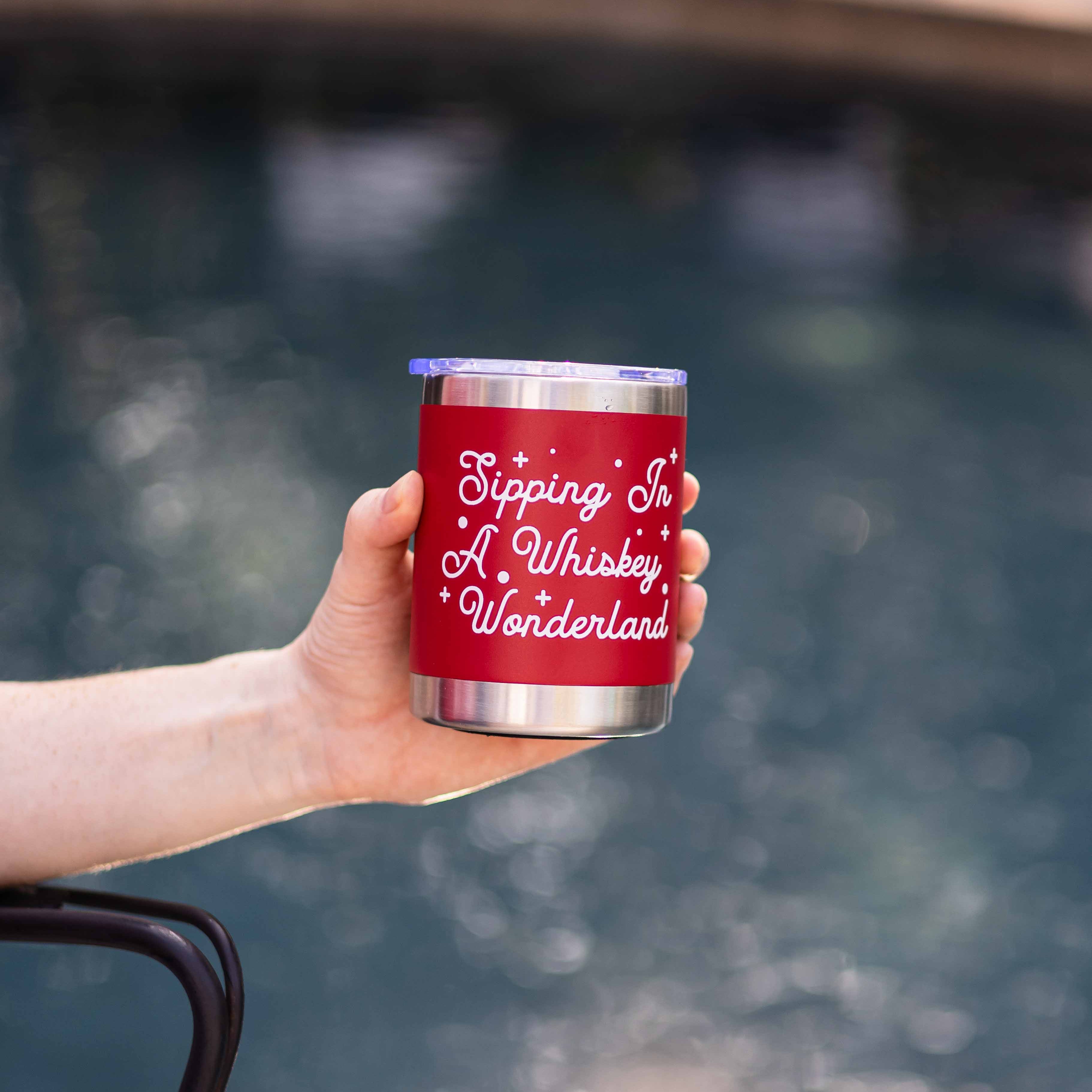 Sipping in a Whiskey Wonderland Tumbler - Barrel Down South