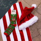 Bottoms Up Bourbon Christmas Socks - Barrel Down South