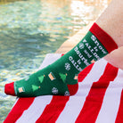 Snow is Falling And Bourbon Is Calling V2 Socks - Barrel Down South