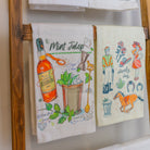 Mint Julep Bourbon Recipe Tea Towel - Barrel Down South