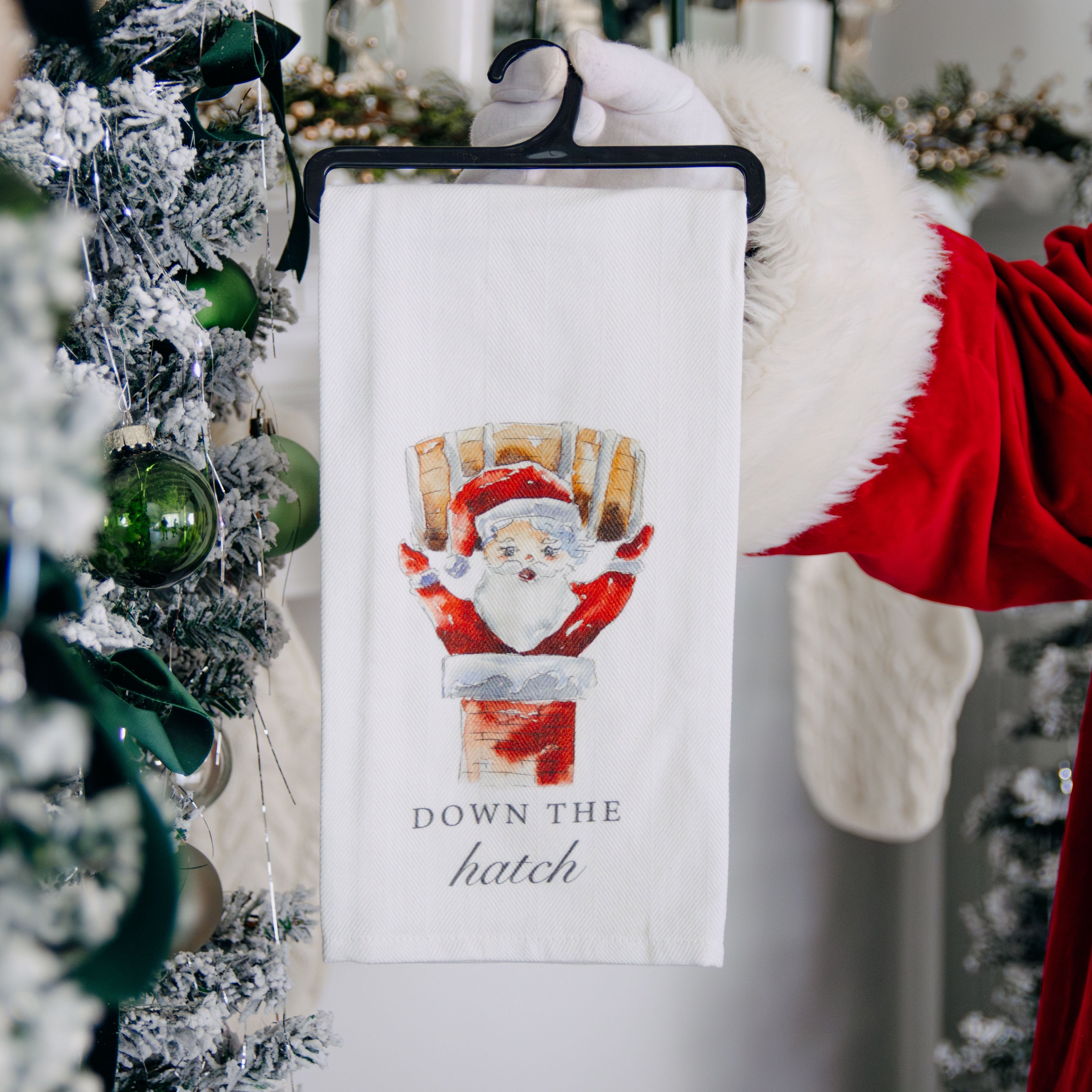 Down The Hatch Tea Towel - Barrel Down South